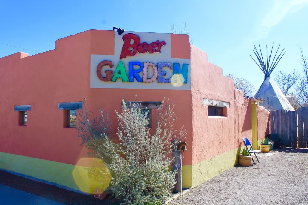 Republic of Rose Marfa Texas Beer Garden