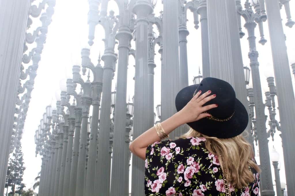 LACMA Rain Room Fashion Travel Blogger Exploring