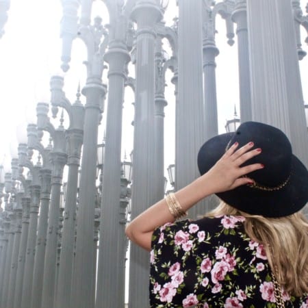 LACMA Rain Room Fashion Travel Blogger Exploring