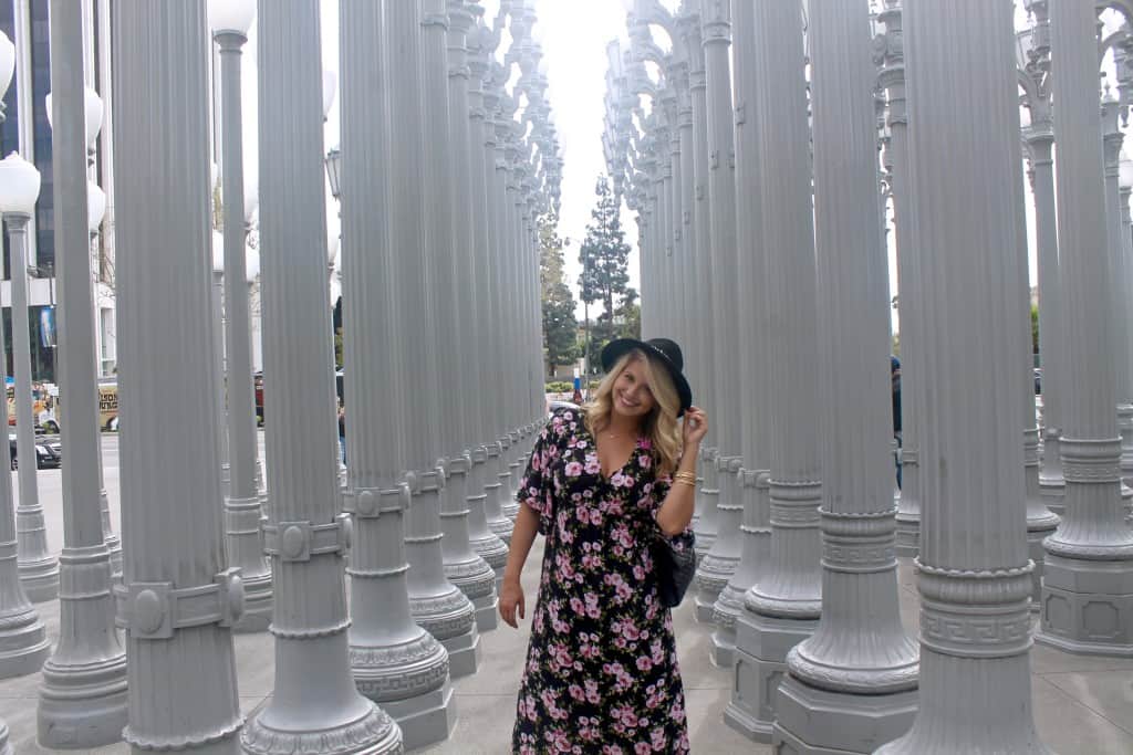 LACMA Rain Room Fashion Travel Blogger Exploring