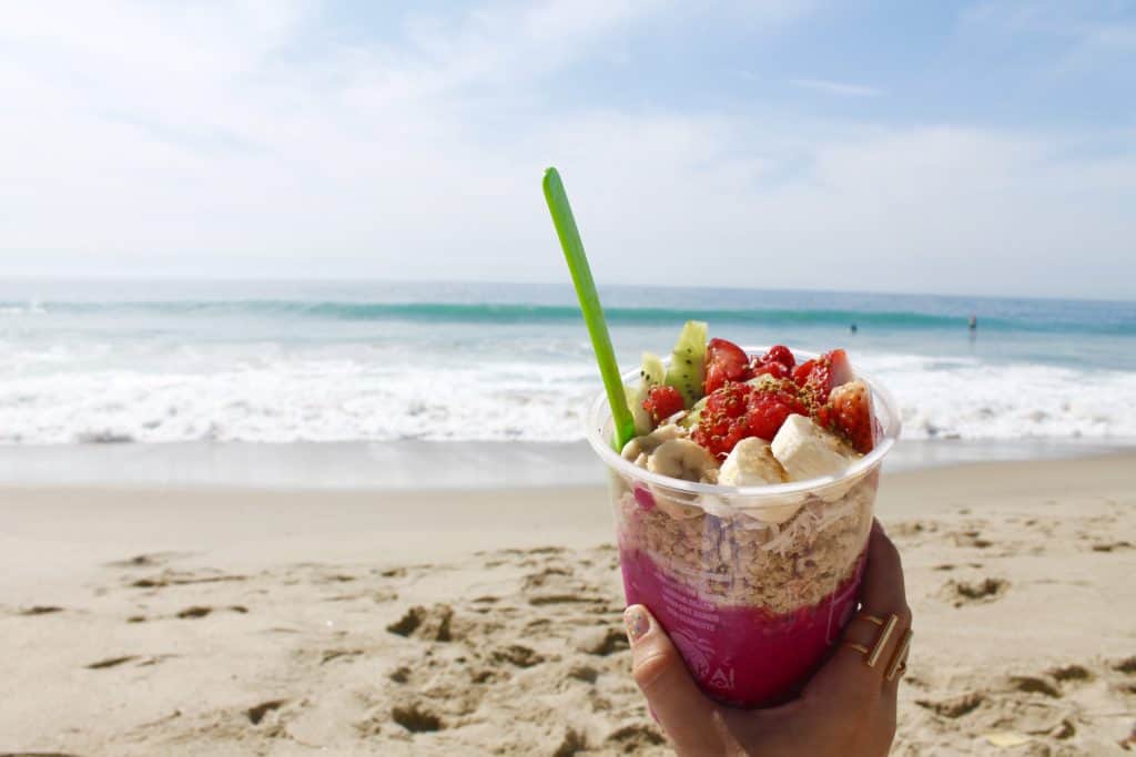 Laguna Beach Travel Guide Republic of Rose Acai Bowl Banzai Bowls