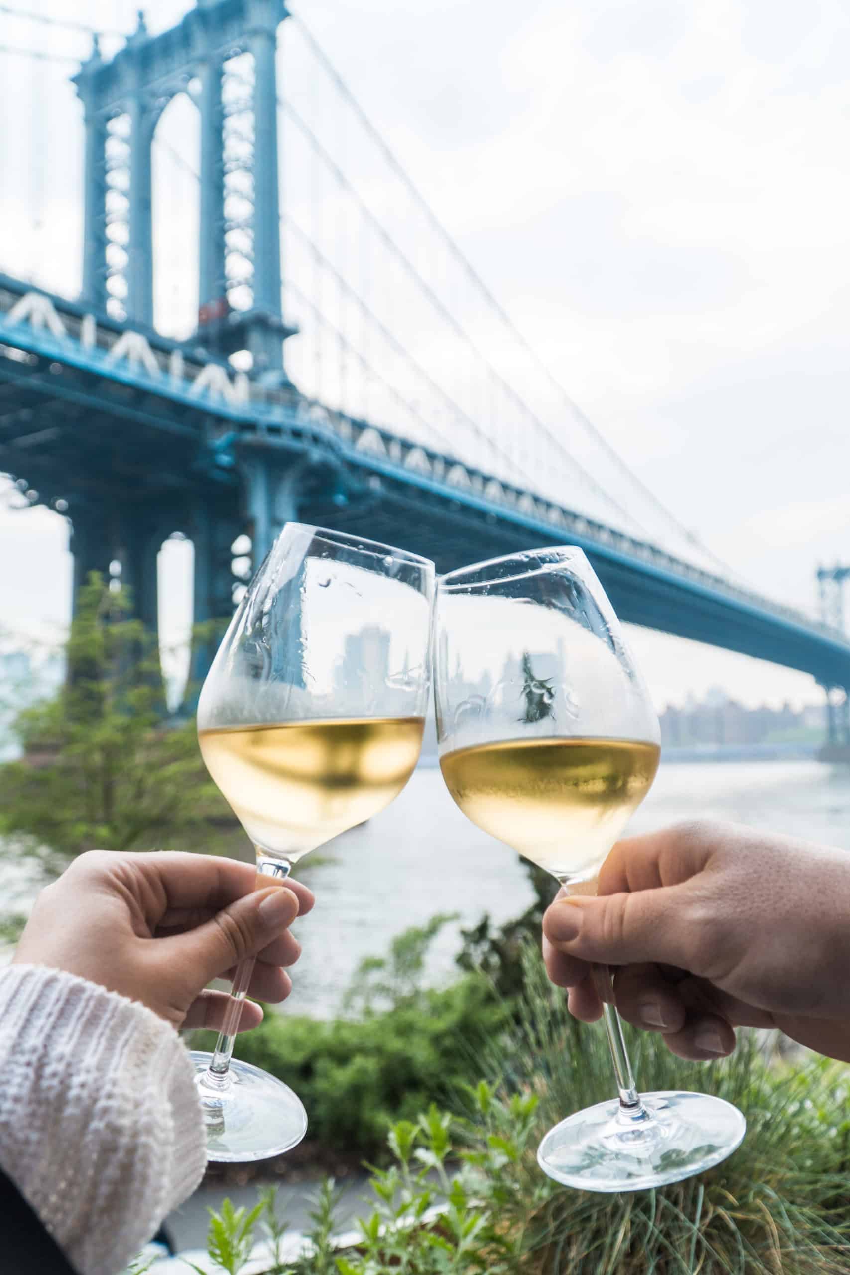Drinking orange wine at Celestine in Brooklyn | The Ultimate Guide to NYC in a Weekend