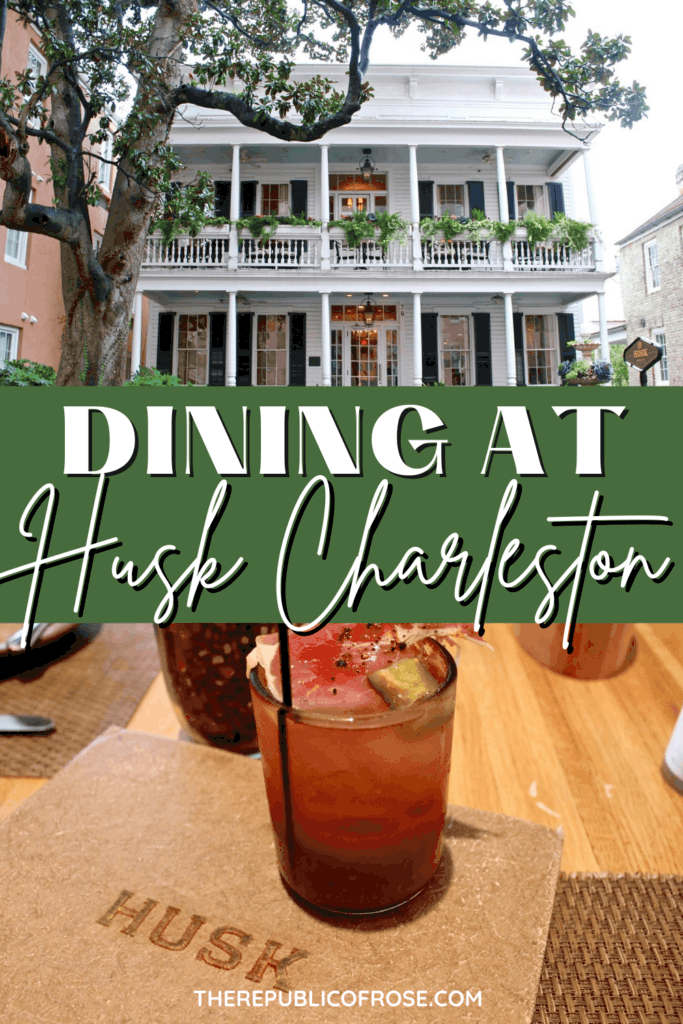Dining at Husk in Charleston, South Carolina