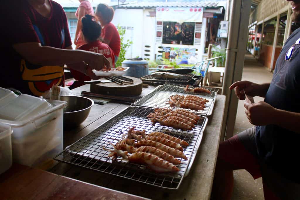 Republic of Rose Beginner's Guide to Thai Food Street Meat on a Stick Squid