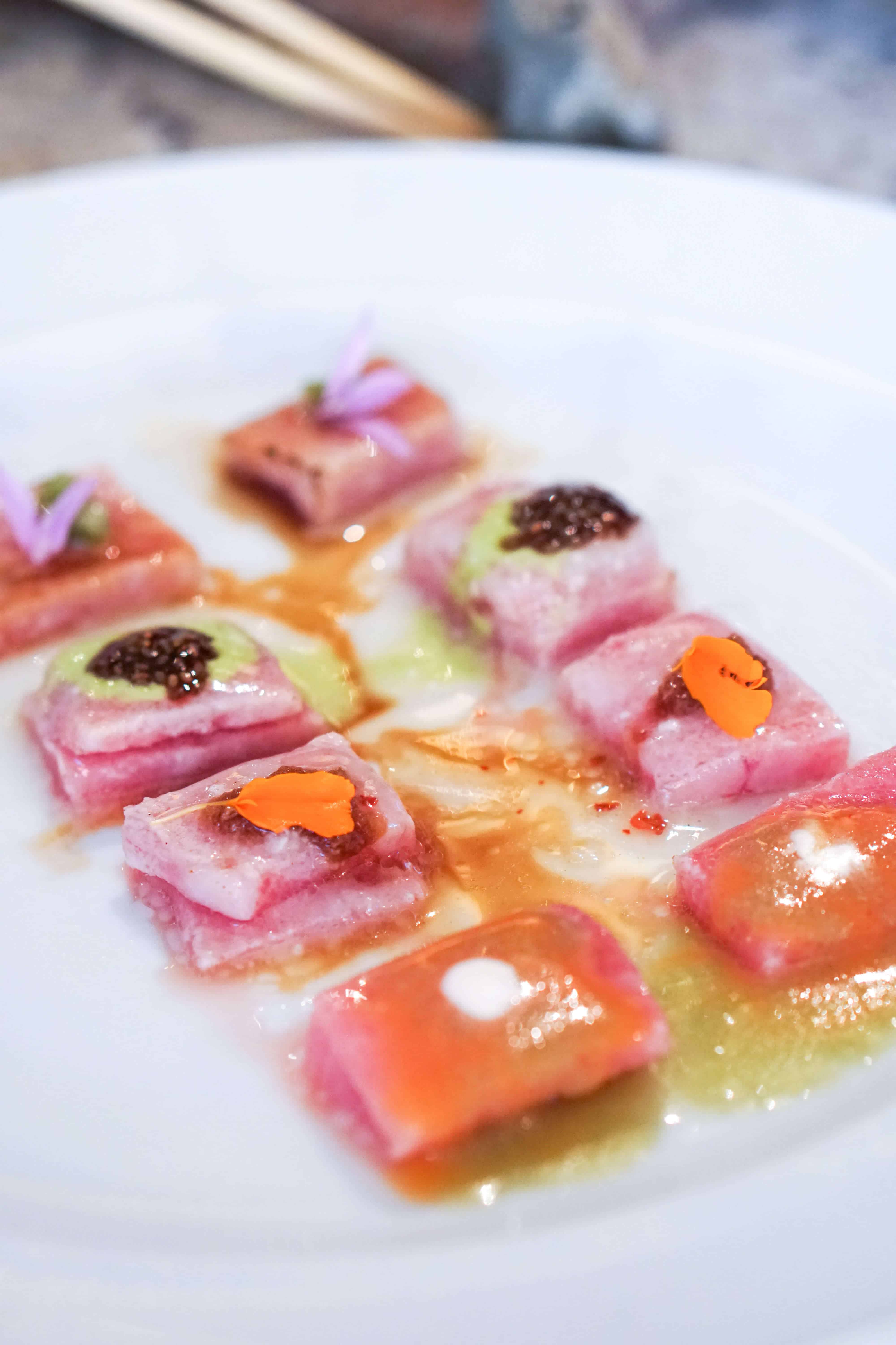 5 Things You Must Eat in Laguna Beach | 242 Cafe Fusion Sushi | Toro Sashimi | The Republic of Rose