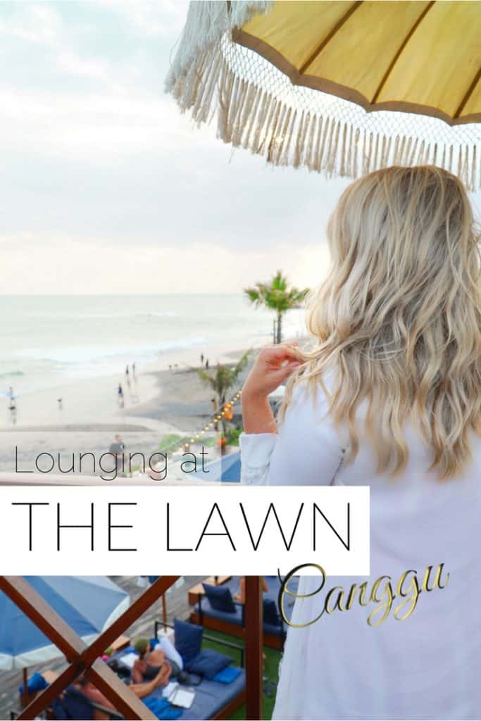 Lounging at The Lawn Canggu | The Republic of Rose