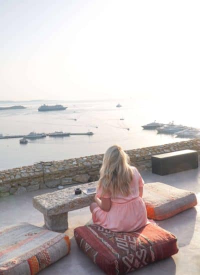 How to Spend Sunset at 180º Sunset Bar in Mykonos | The Republic of Rose