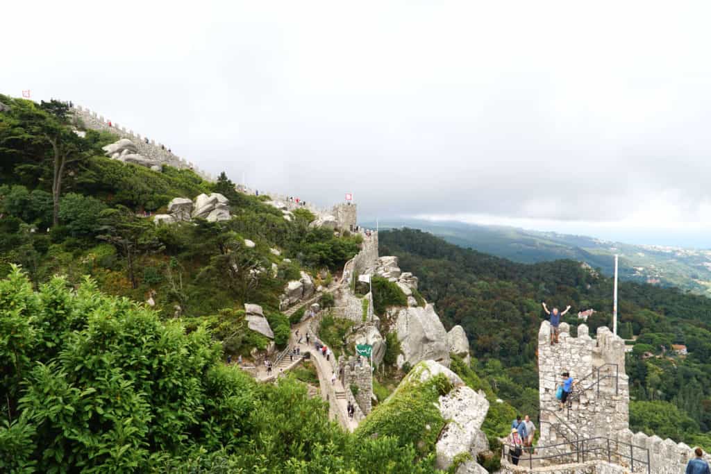 Tips for Visiting Castle of the Moors Sintra Portugal | castle wall | The Republic of Rose