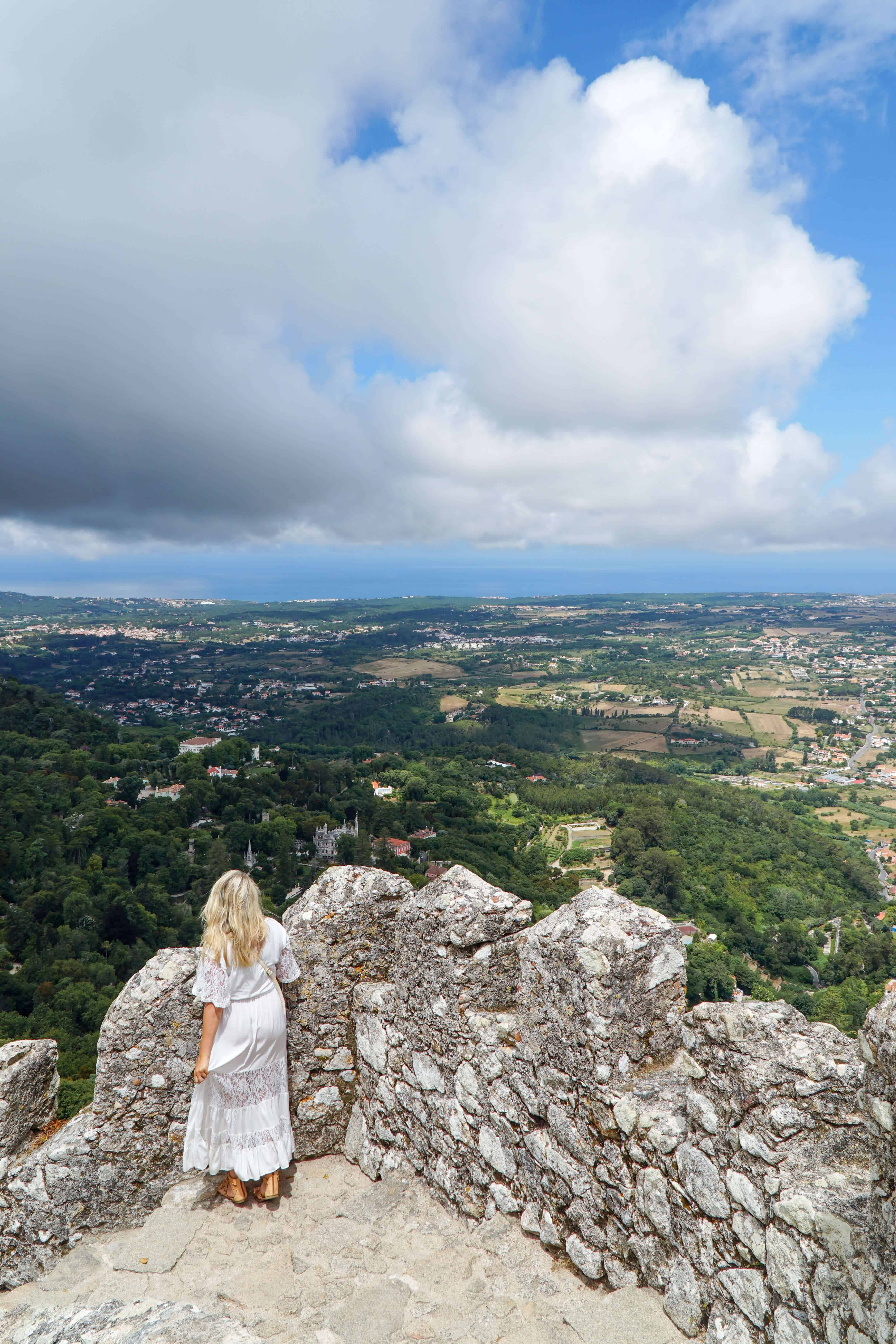 Tips for Visiting Castle of the Moors Sintra Portugal | views from the castle | The Republic of Rose