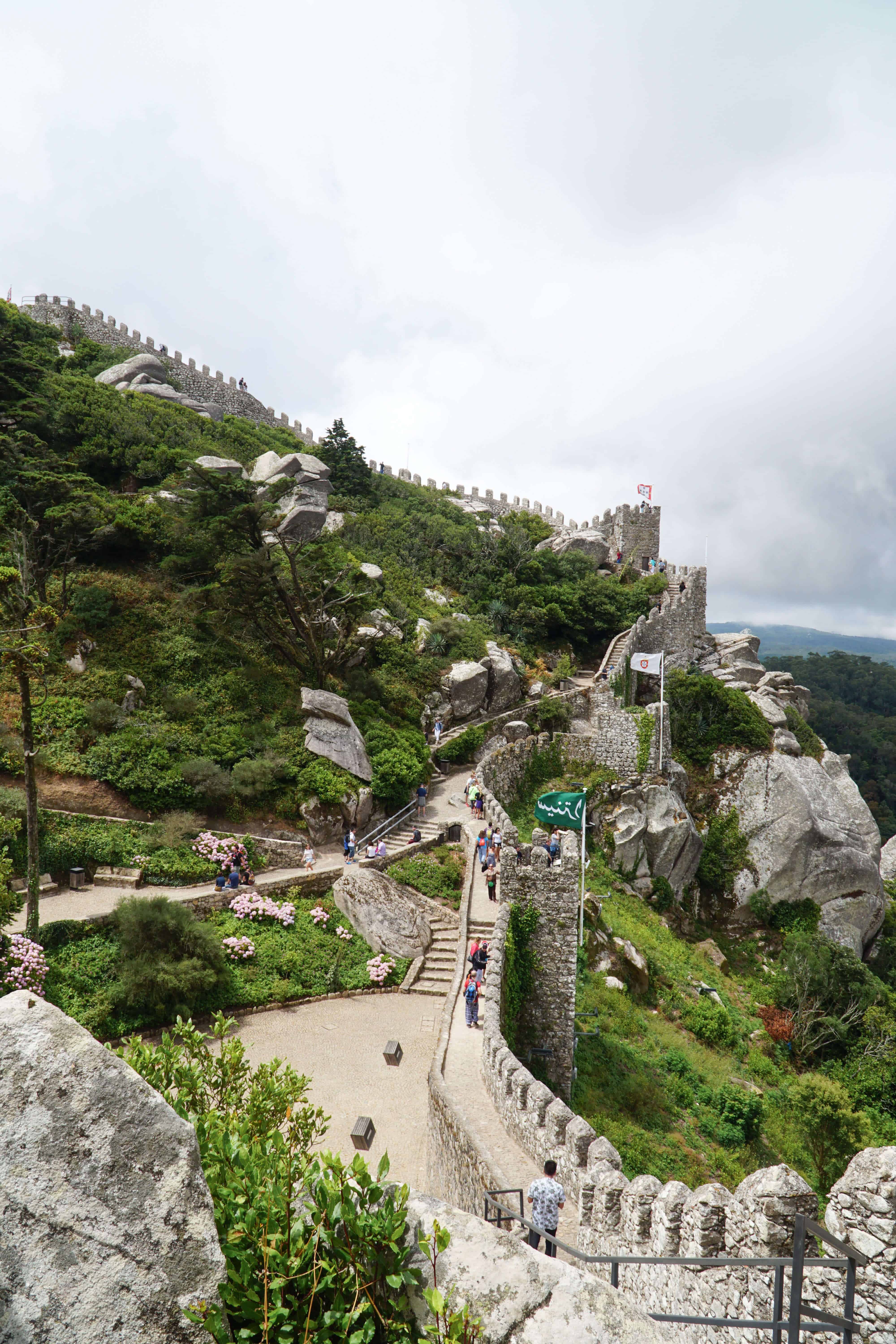 Tips for Visiting Castle of the Moors Sintra Portugal | castle wall | The Republic of Rose