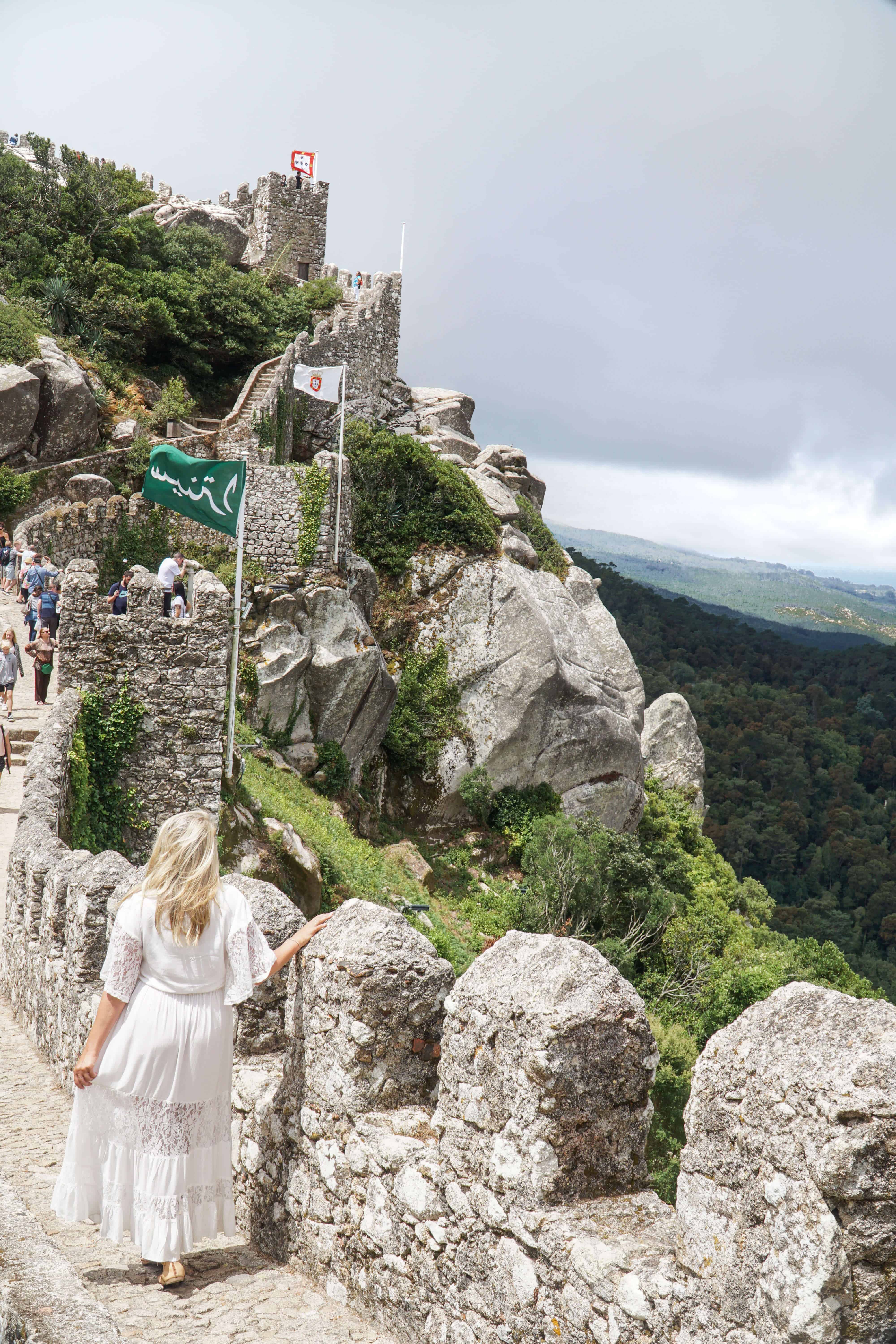 Tips for Visiting Castle of the Moors Sintra Portugal | View from the castle wall | The Republic of Rose