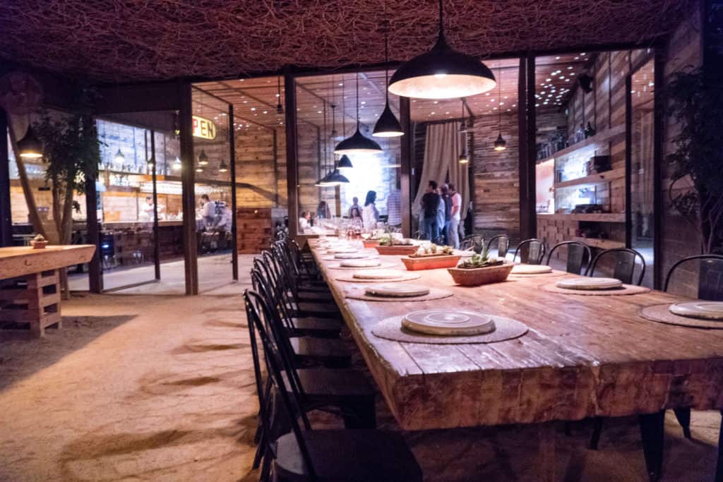 DINING AT FAUNA IN VALLE DE GUADALUPE | Interior of restaurant | The Republic of Rose | #ValleDeGuadalupe #Baja #Mexico #Fauna #Bruma #RutaDelVino #Ensenada