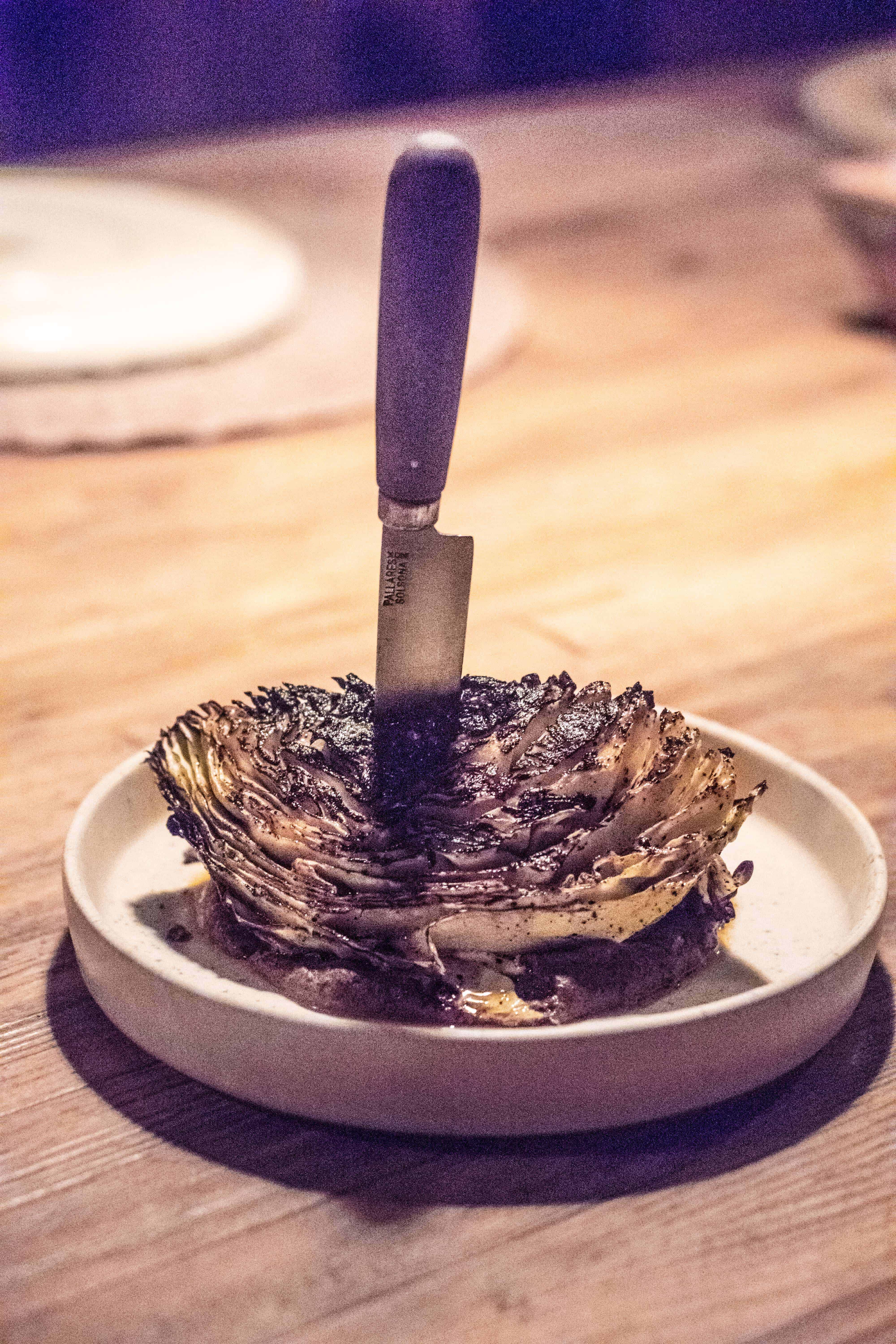 DINING AT FAUNA IN VALLE DE GUADALUPE | Charred cabbage | The Republic of Rose | #ValleDeGuadalupe #Baja #Mexico #Fauna #Bruma #RutaDelVino #Ensenada