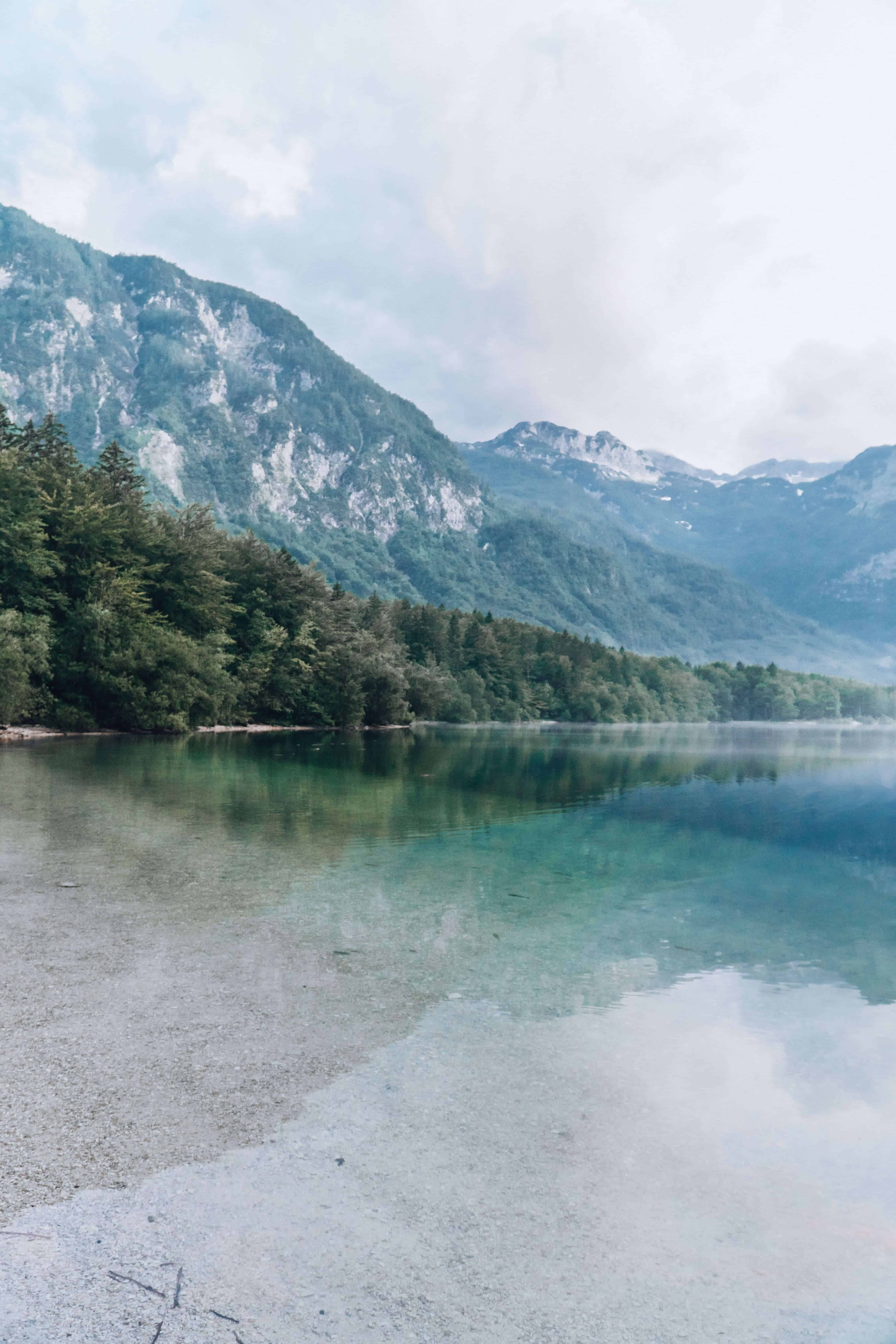 The Ultimate Guide to Lake Bohinj Slovenia | View of the lake | The Republic of Rose | #Slovenia #Bohinj #LakeBohinj #Europe #Travel