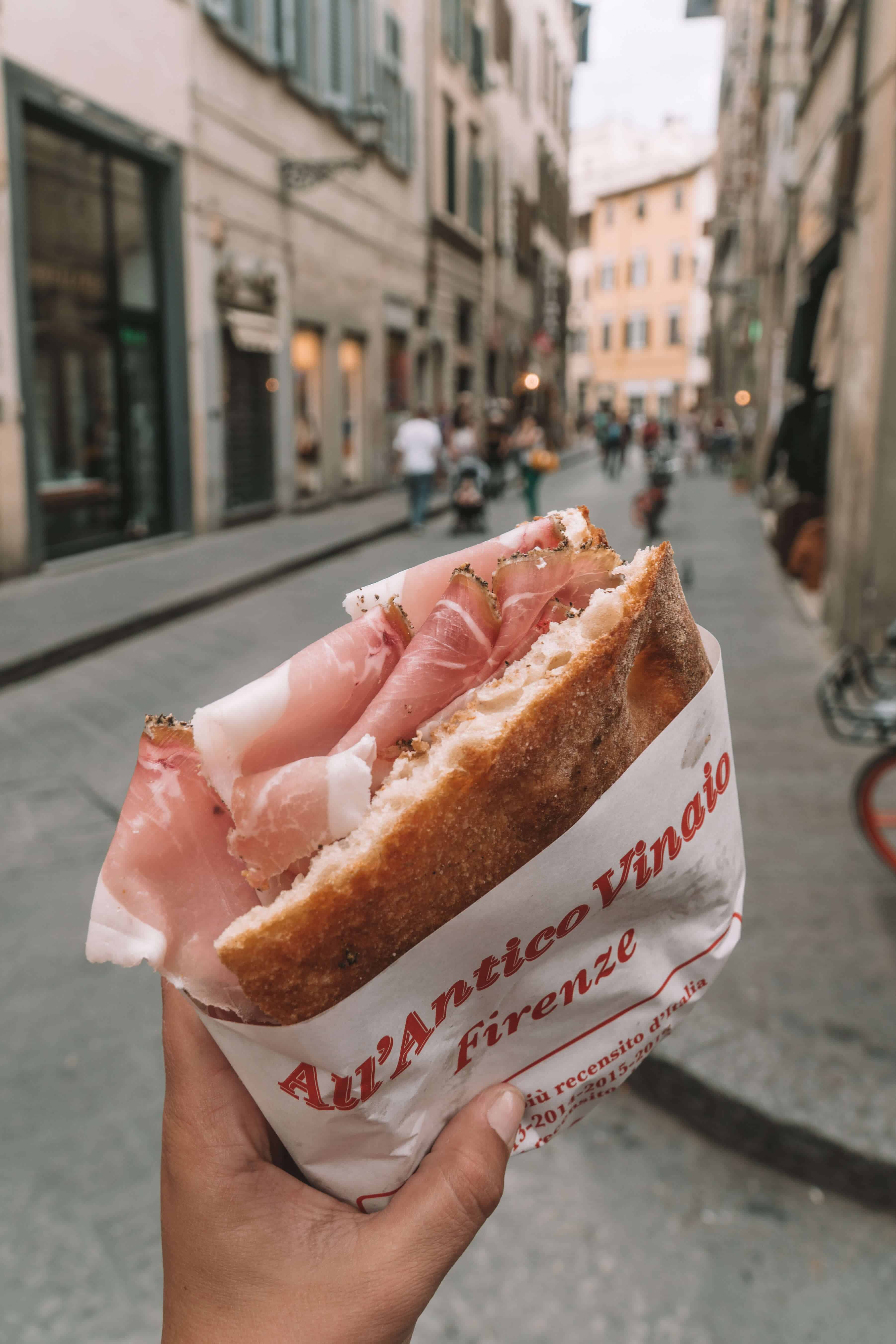 The Ultimate Guide to Florence Italy | All'Antico Vinaio | The Republic of Rose | #Florence #Italy #Tuscany #Europe #Travel