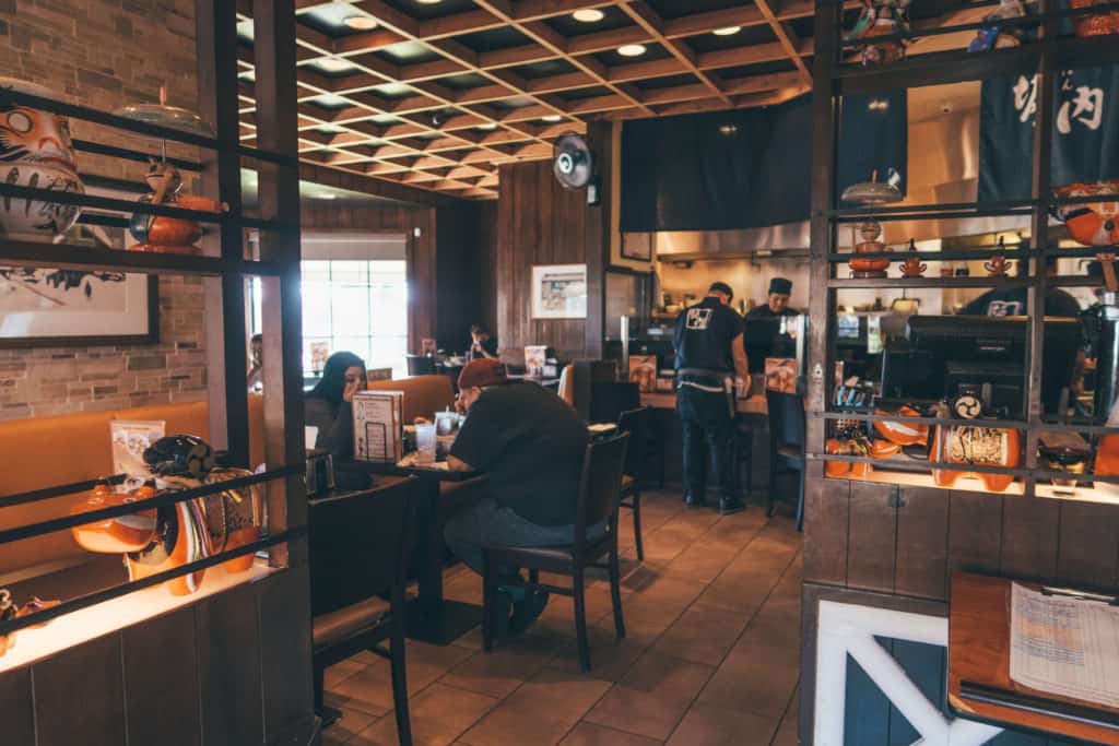 The Ultimate Guide to Ramen in Orange County | Kitakata Ramen Interior | The Republic of Rose | #Ramen #Japanese #Food #OrangeCounty #California #Dining #Noodles