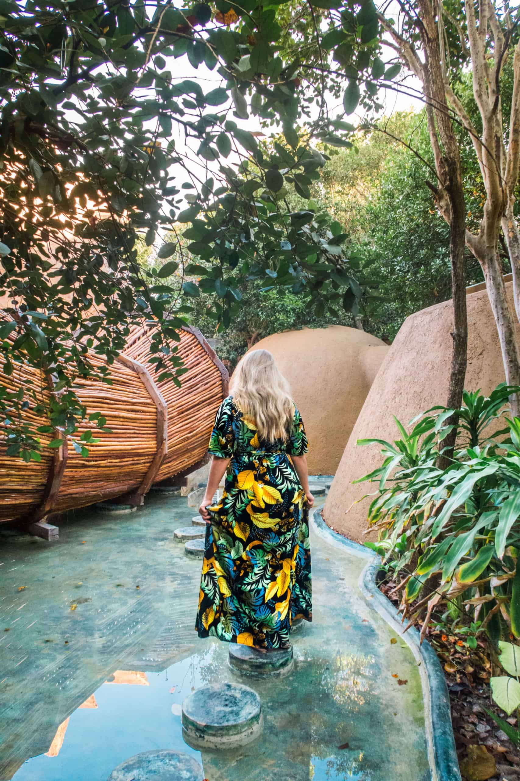 Palm Leaf Wrap Maxi Dress | Where to Find the Best Travel Dresses - My Favorite Travel Style and Outfits | The Republic of Rose