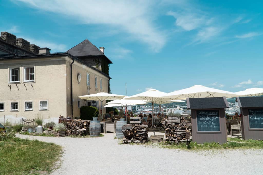How to Spend One Day in Salzburg Austria | Gasthaus Stadtalm Cafe | The Republic of Rose