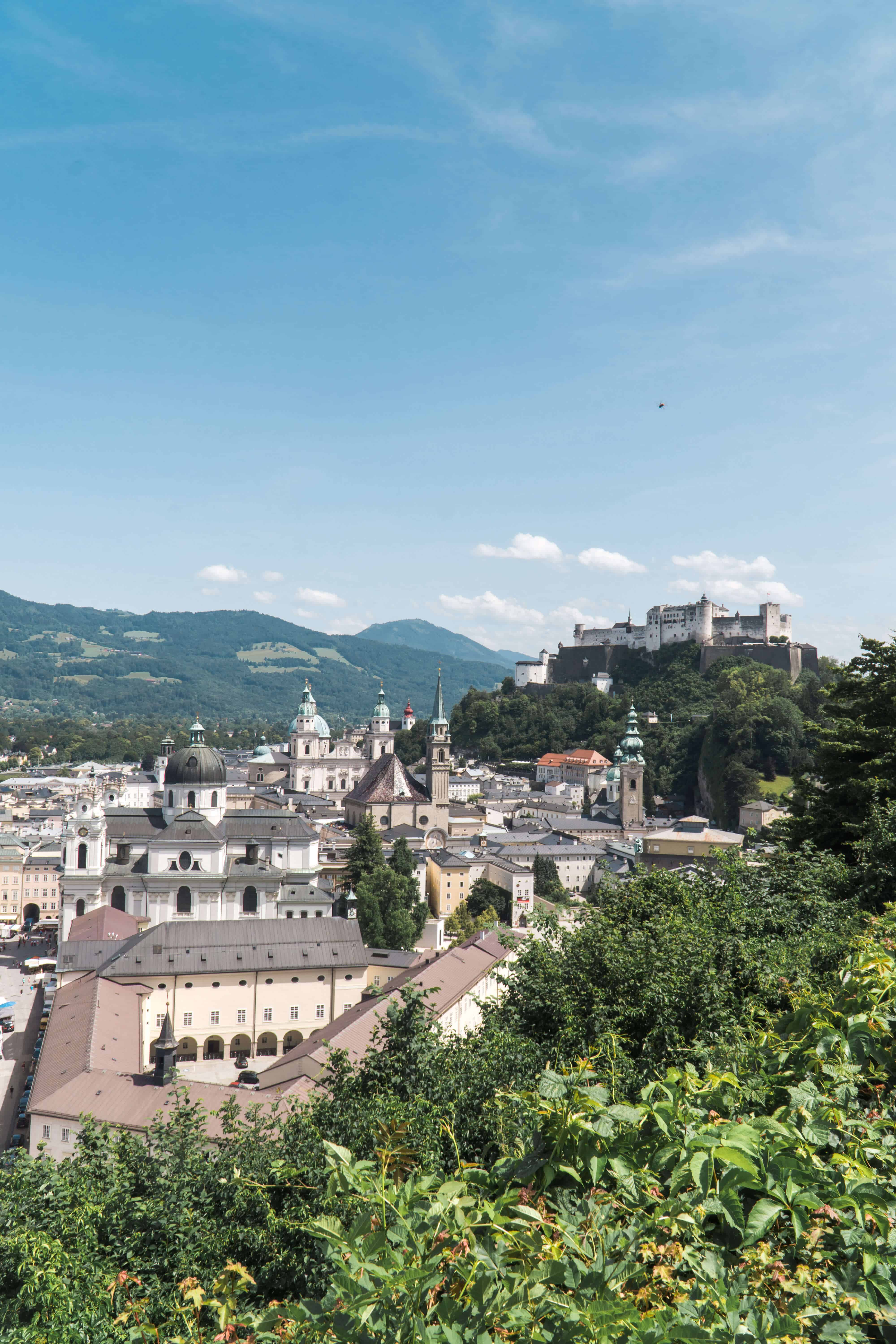 How to Spend One Day in Salzburg Austria | View of the Salzburg Fortress | The Republic of Rose | #Travel #Salzburg #Austria #Europe