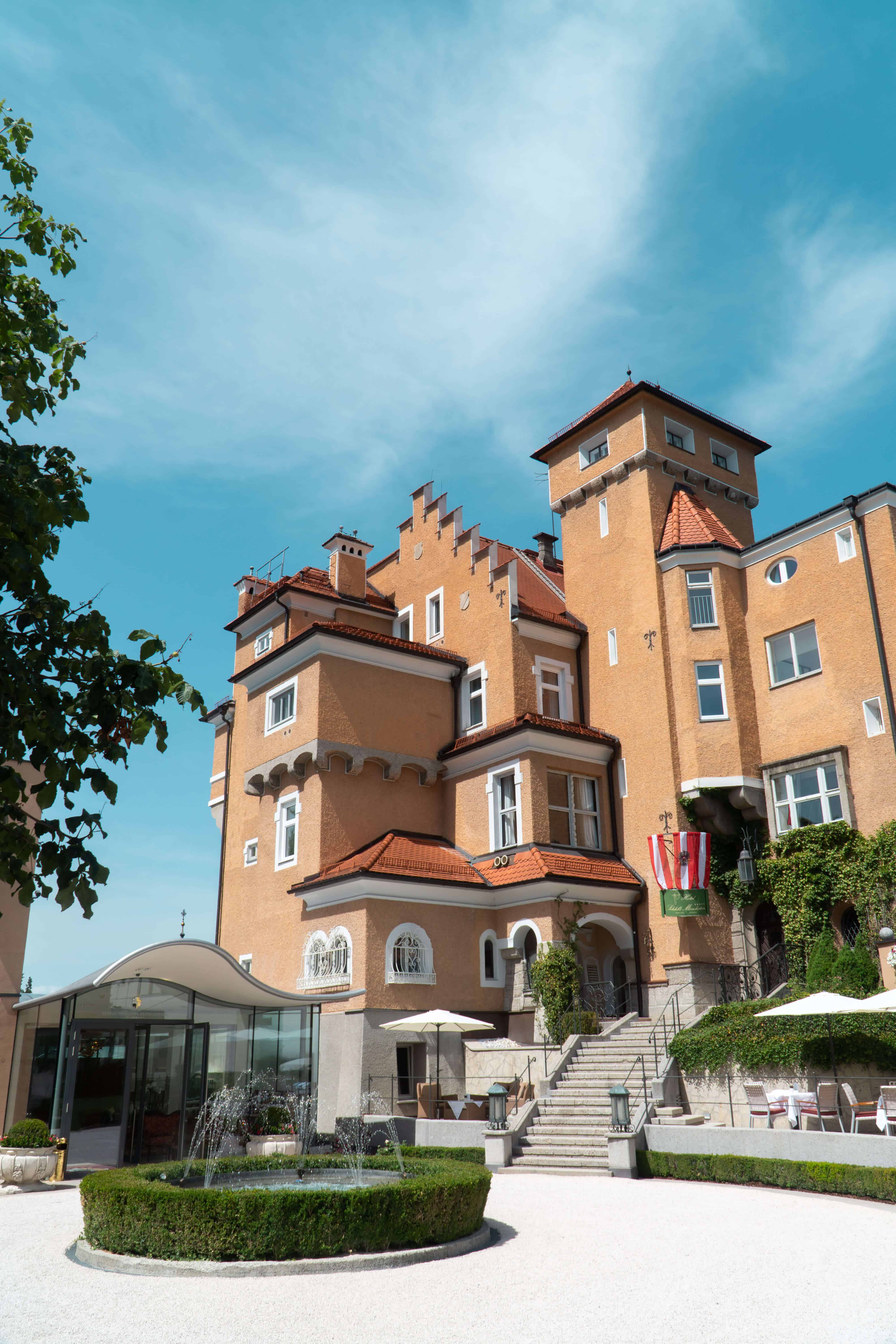 Staying at Hotel Schloss Mönchstein in Salzburg Austria | Hotel Exterior | The Republic of Rose | #Salzburg #Austria #Europe #Travel #SoundofMusic