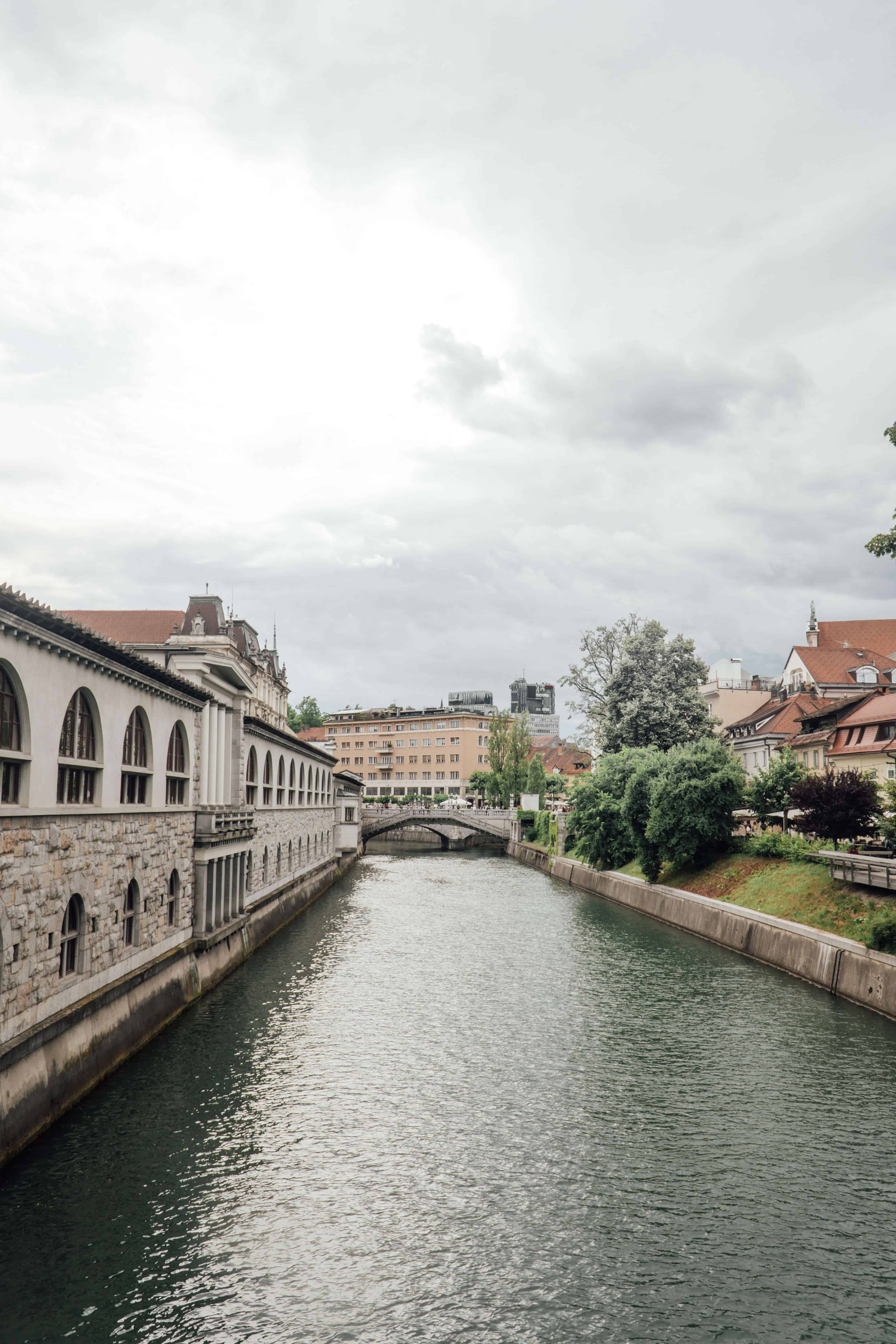 How to Spend One Day in Ljubljana Slovenia | River view | The Republic of Rose | #Ljubljana #Slovenia #Travel #Europe