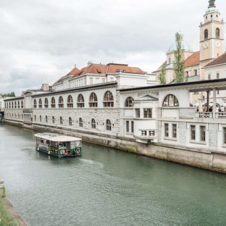 How to Spend One Day in Ljubljana Slovenia | River view | The Republic of Rose | #Ljubljana #Slovenia #Travel #Europe