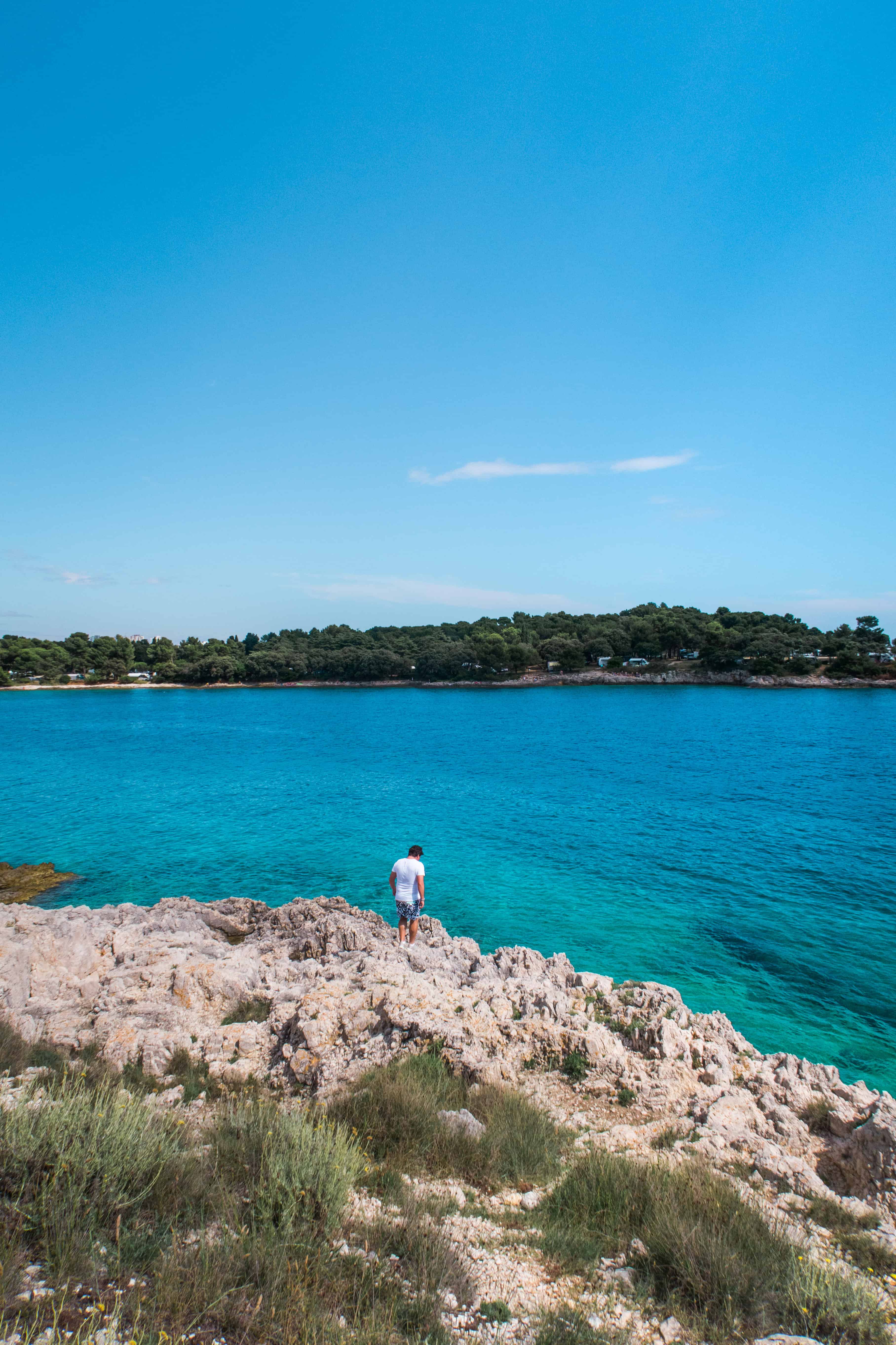 Istria Croatia in 20 Photos | Cliff Jumping Beach in Pula | The Republic of Rose | #Croatia #Istria #Pula #Rovinj