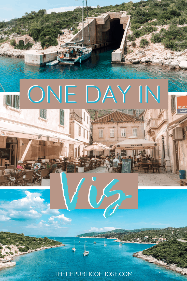 How to Spend One Day in Vis Croatia | The Republic of Rose | #Vis #Island #VisIsland #VisTown #Croatia #DalmationCoast #AdriaticSea #Europe #Gulet #Travel