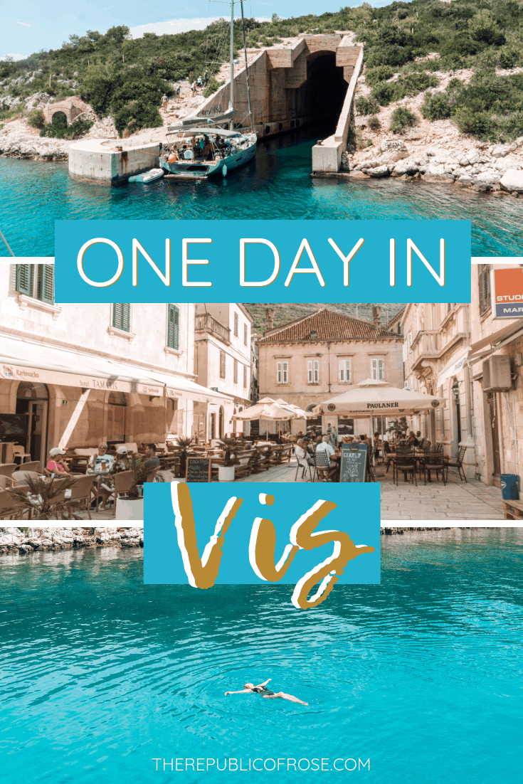 How to Spend One Day in Vis Croatia | The Republic of Rose | #Vis #Island #VisIsland #VisTown #Croatia #DalmationCoast #AdriaticSea #Europe #Gulet #Travel