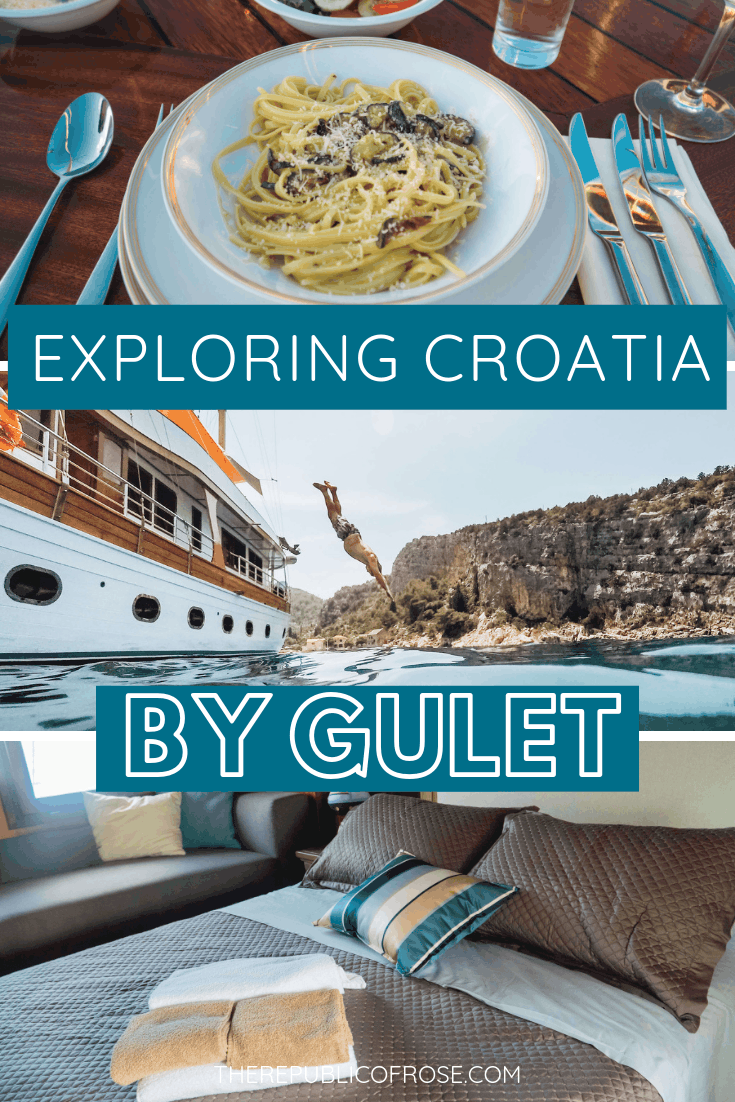 Tips for Exploring Croatia by Gulet Boat | The Republic of Rose | #Croatia #Gulet #Sailing #Boat #YachtWeek #Hvar #DalmatianCoast #Korcula #Vis