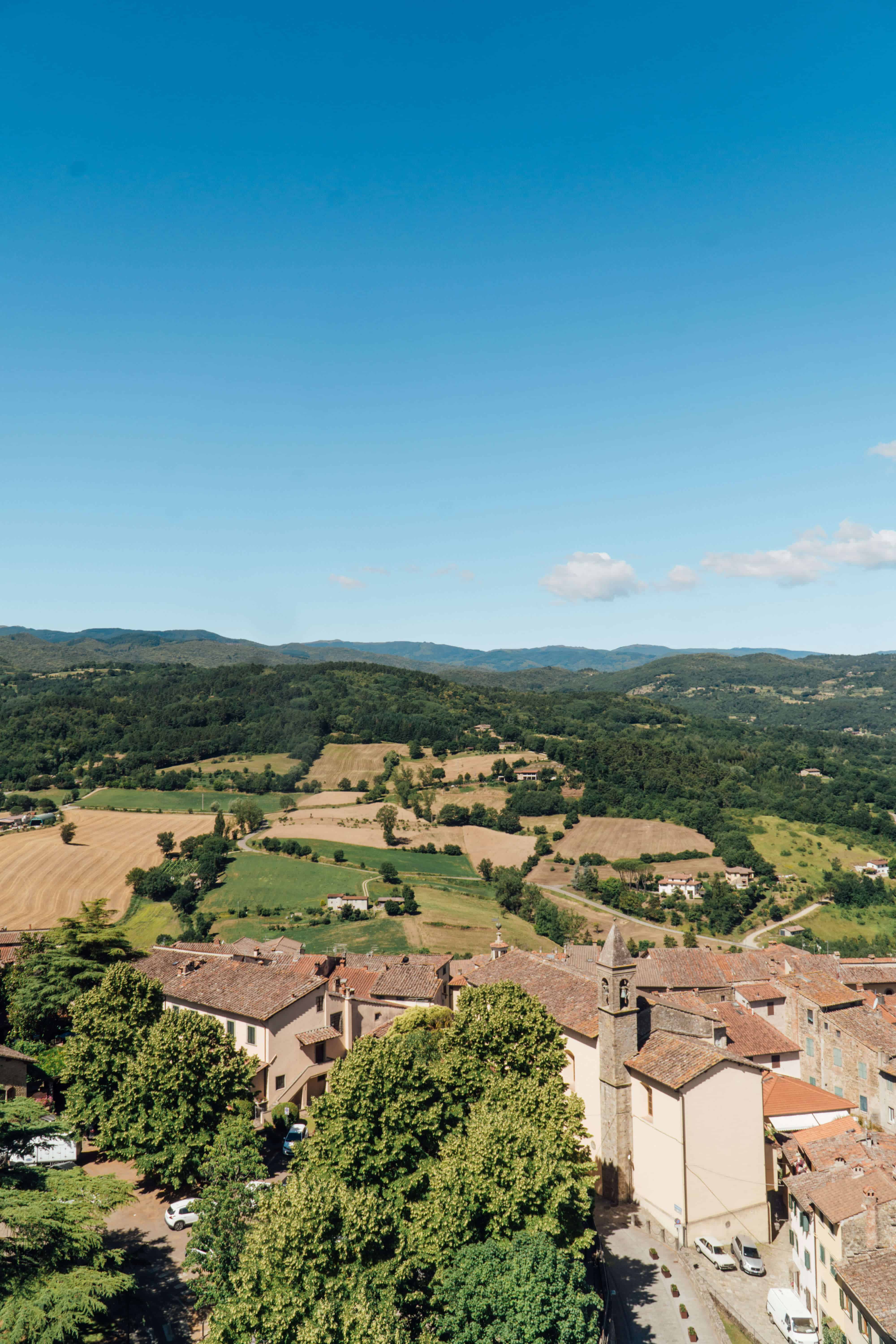 View from Poppi Castle | Tuscany, Italy in 20 Photos | The Republic of Rose
