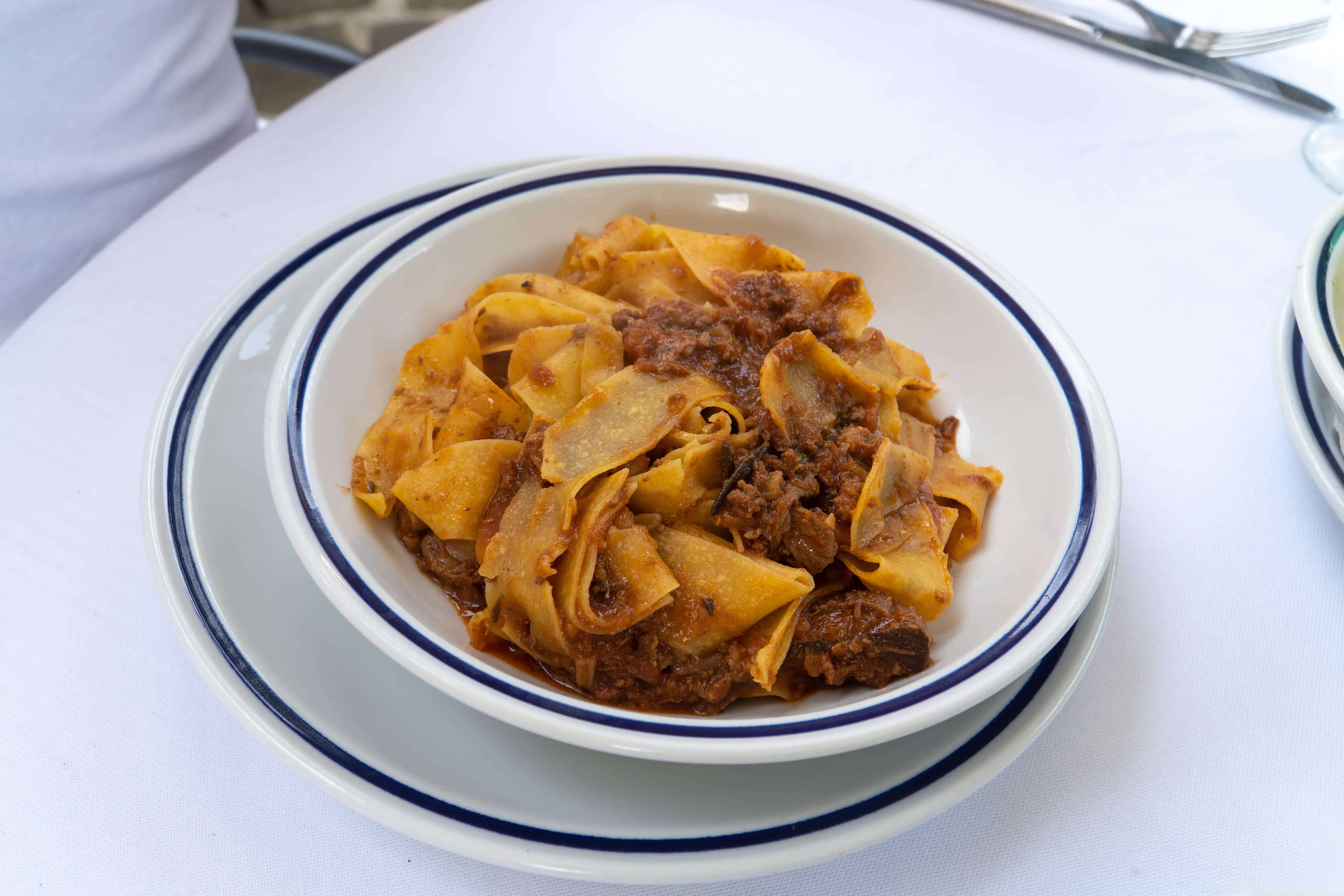 Pappardelle Ragu at Albergo Ristorante Casentino | Tuscany, Italy in 20 Photos | The Republic of Rose