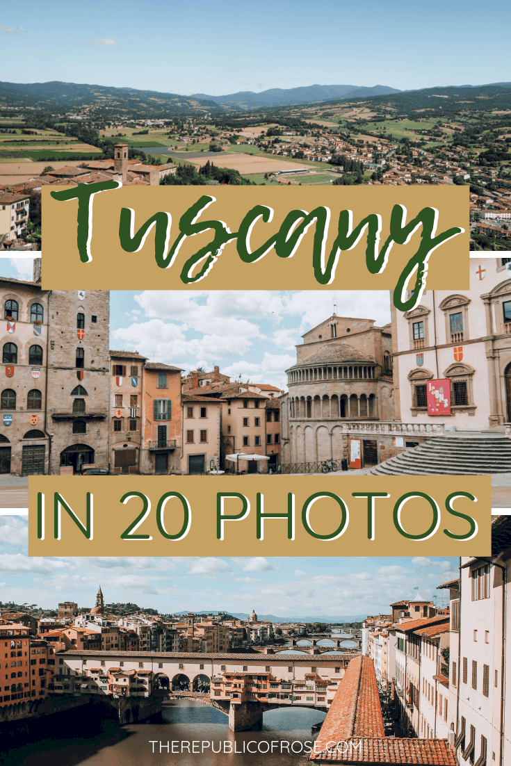 Tuscany, Italy in 20 Photos | The Republic of Rose | #Tuscany #Italy #Poppi #Florence #Arezzo #Travel