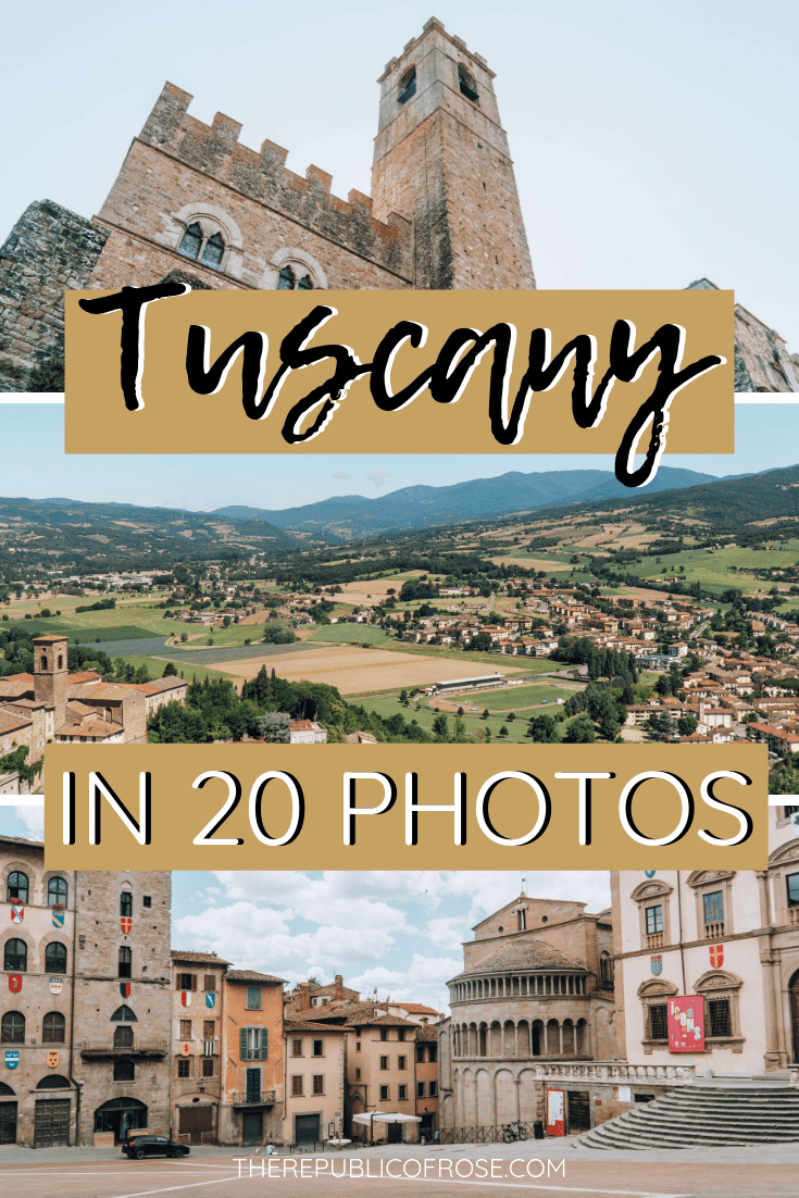 Tuscany, Italy in 20 Photos | The Republic of Rose | #Tuscany #Italy #Poppi #Florence #Arezzo #Travel