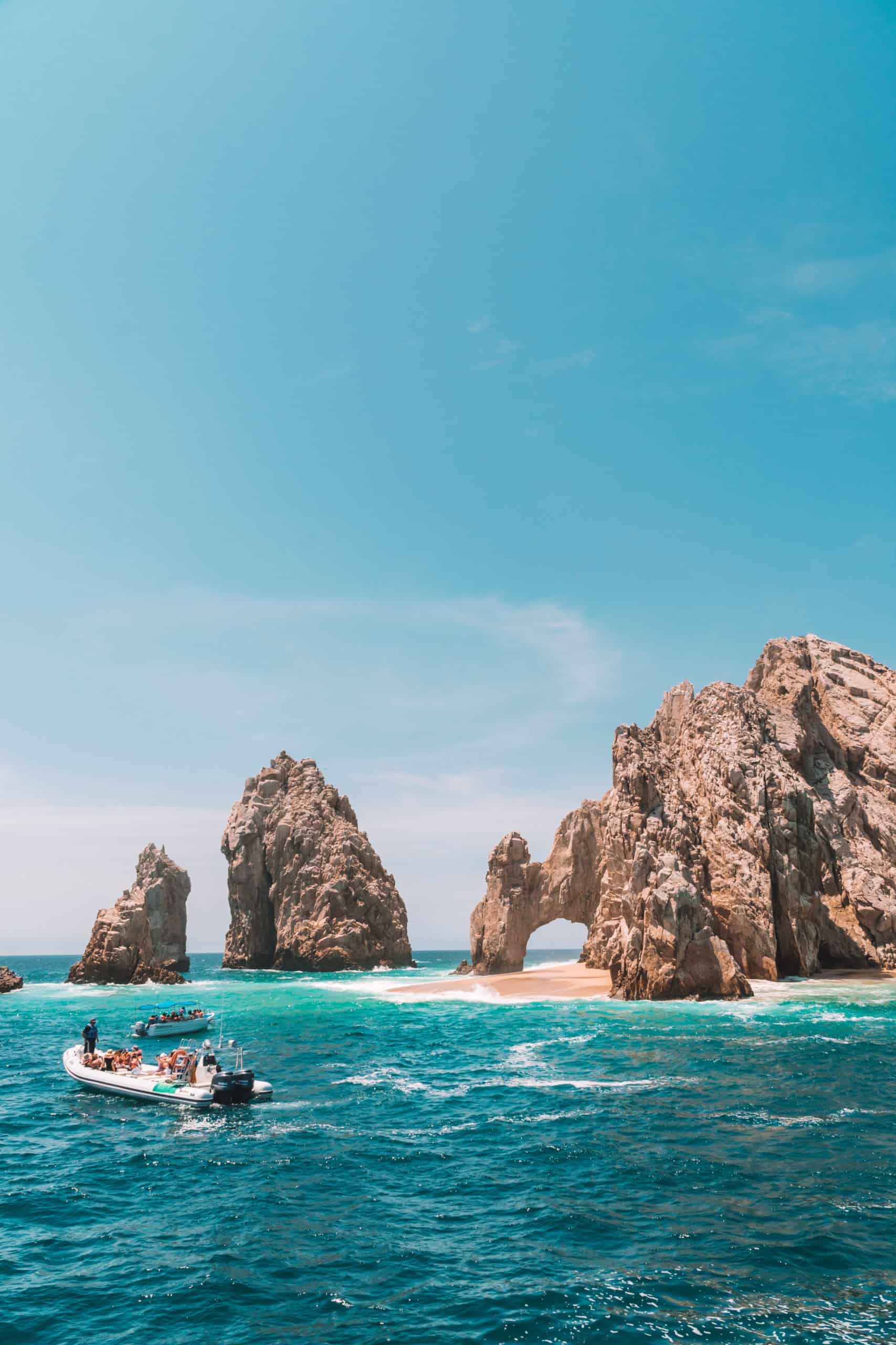 View of the arch in Cabo San Lucas, Mexico