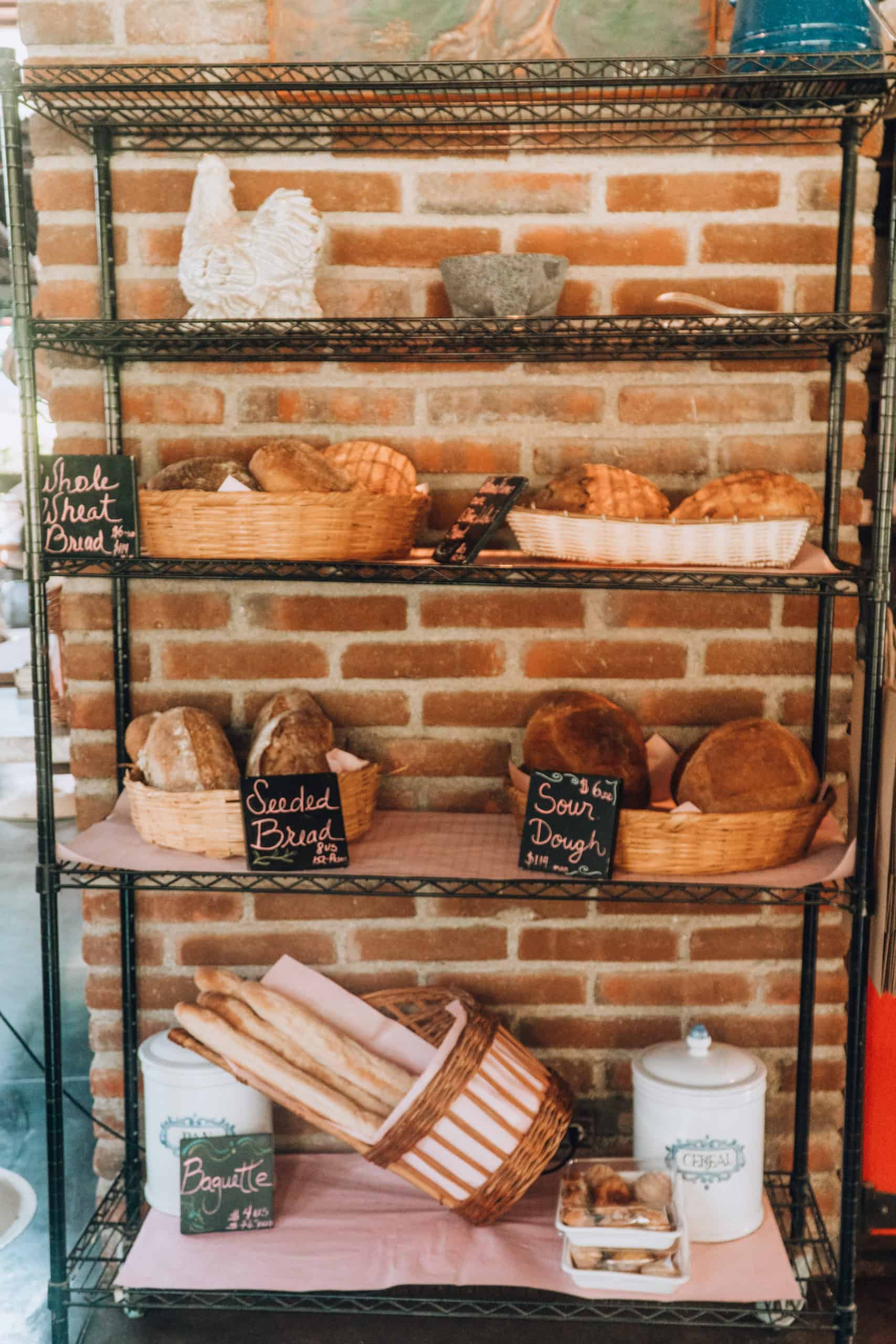 Bakery at Flora Farms in Cabo, Mexico