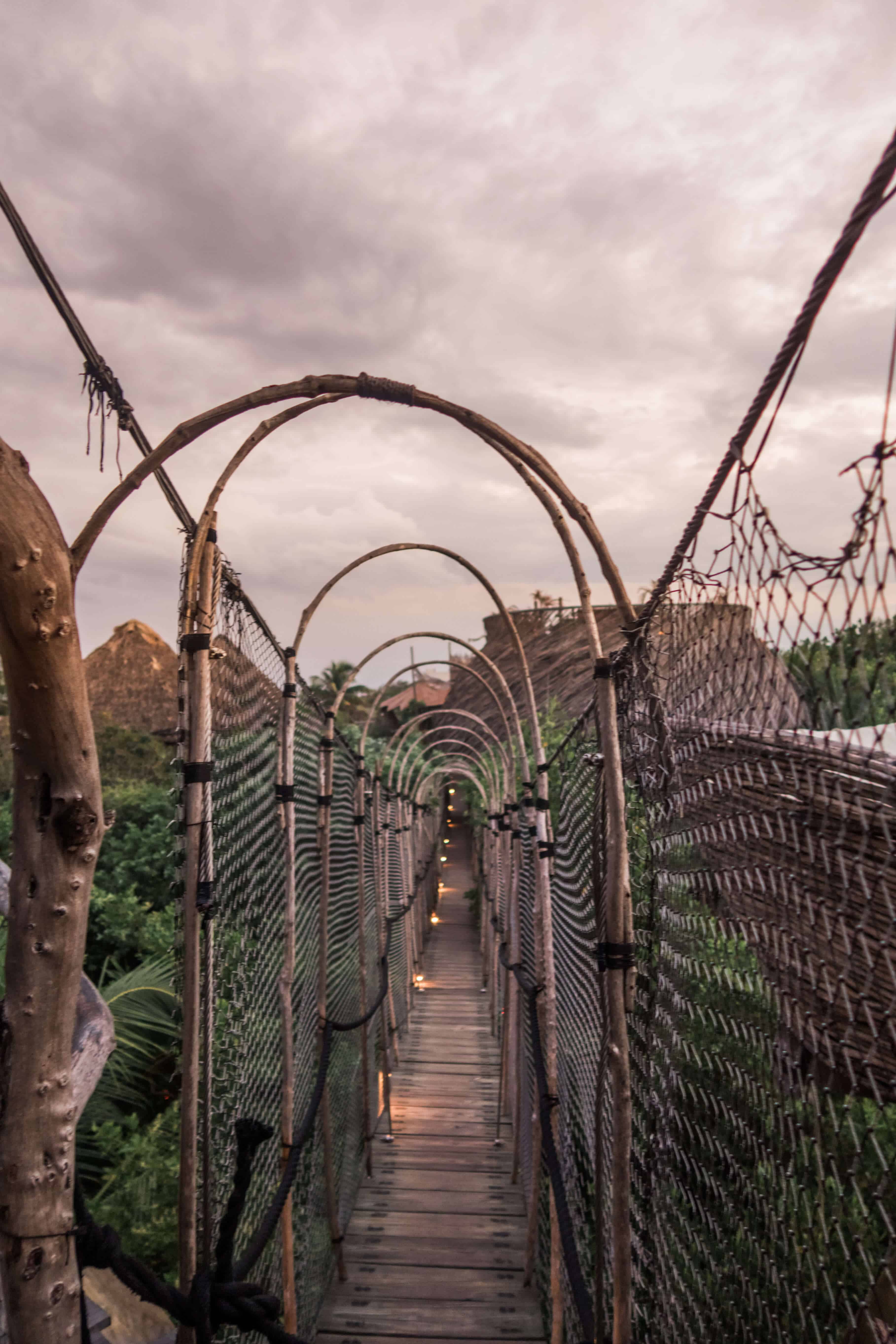 Bridge at Azulik | TULUM IN 20 PHOTOS | The Republic of Rose | #Tulum #Mexico