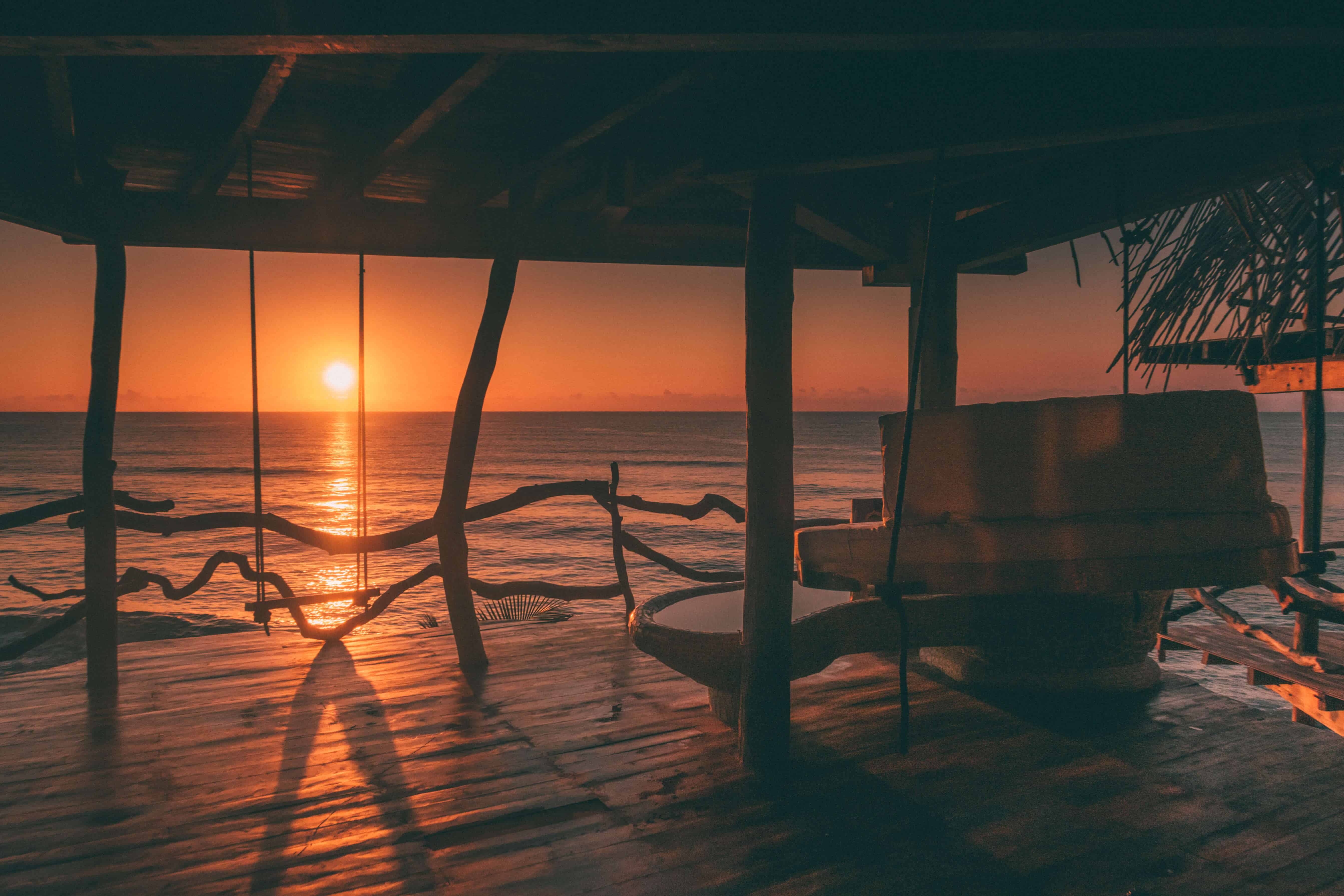 Sunrise at Azulik | TULUM IN 20 PHOTOS | The Republic of Rose | #Tulum #Mexico