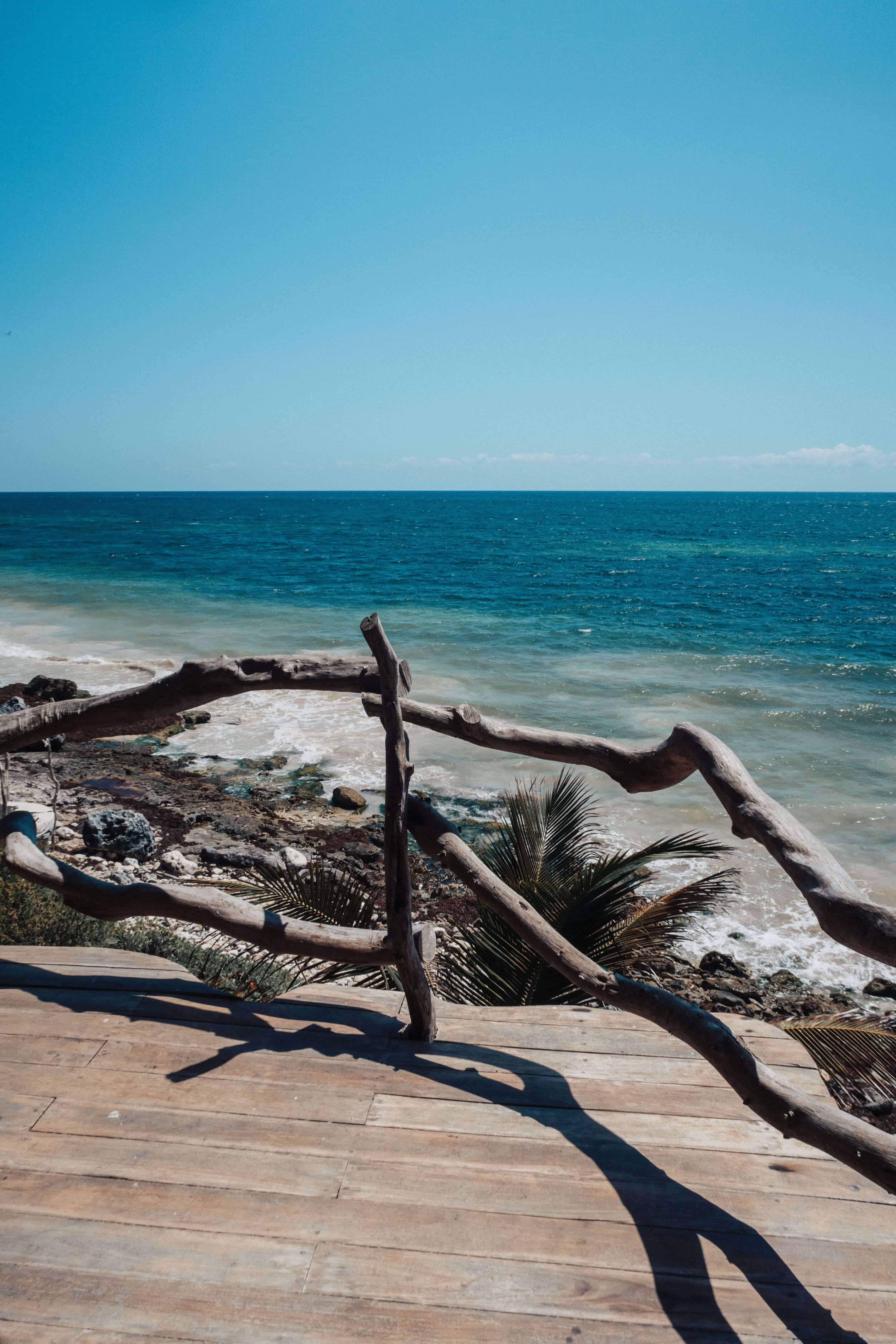 Balcony at Azulik | TULUM IN 20 PHOTOS | The Republic of Rose | #Tulum #Mexico