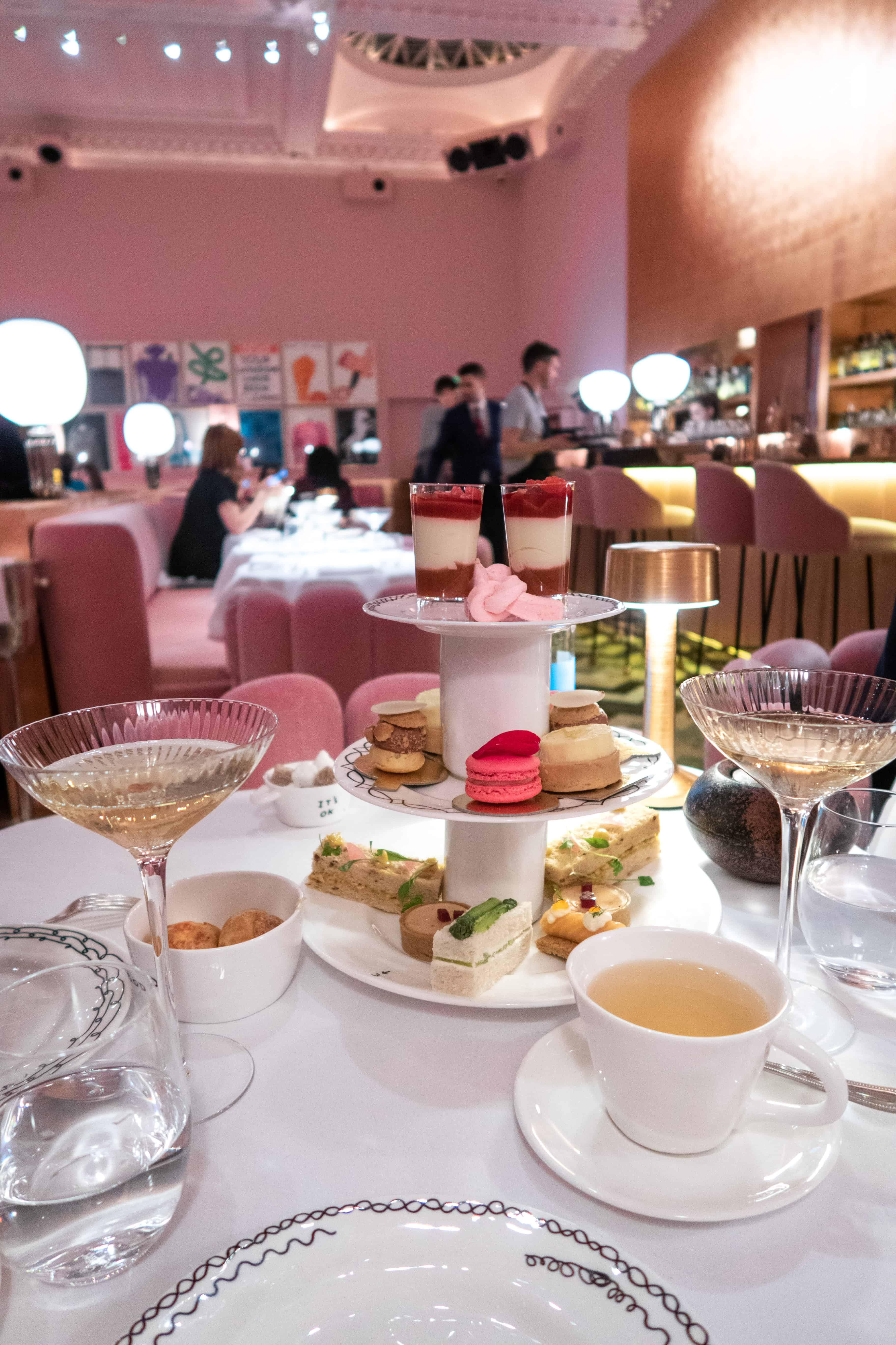 Champagne afternoon tea | Afternoon Tea at Sketch in London | The Republic of Rose