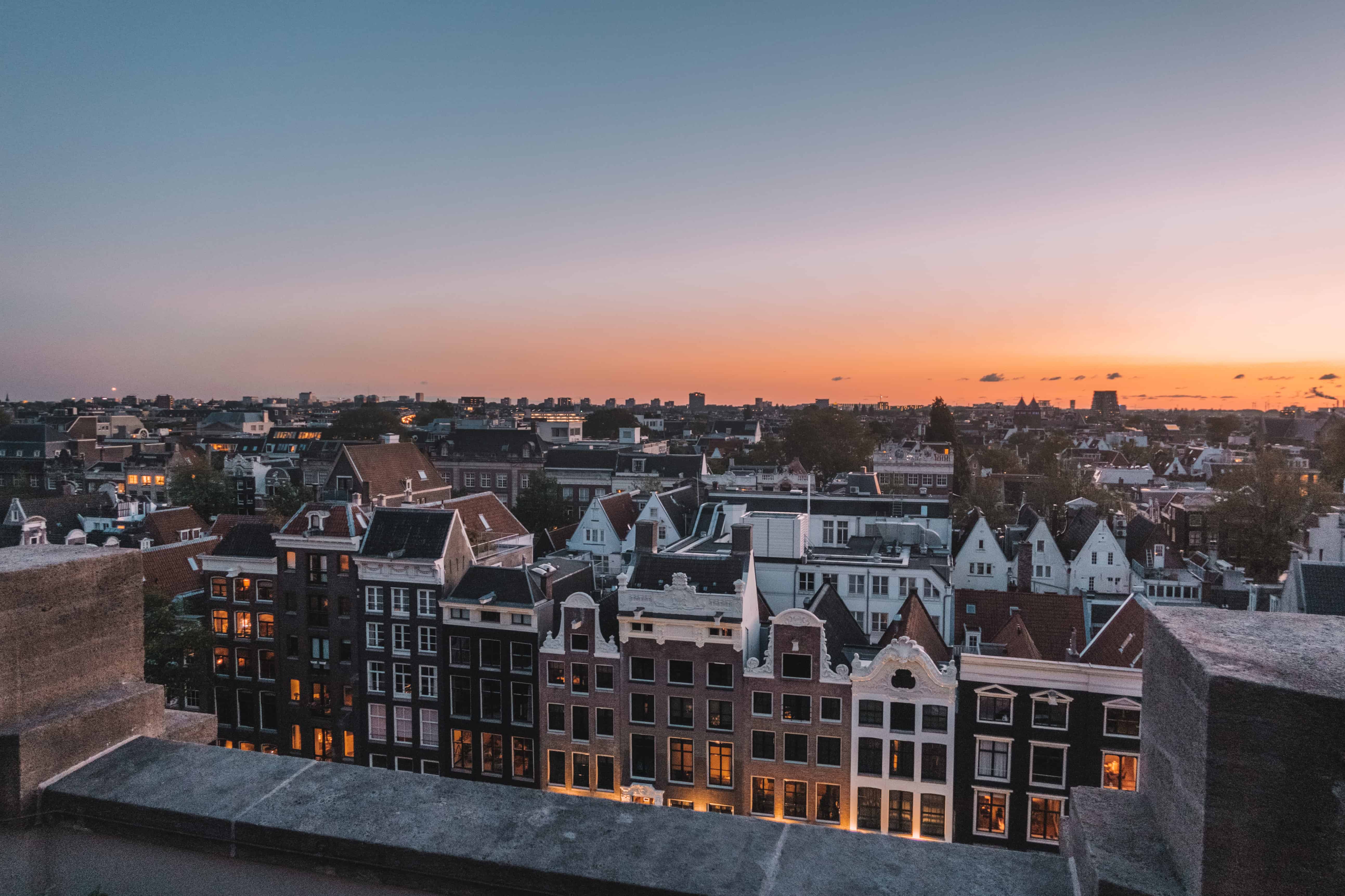 Rooftop at Soho House Amsterdam | THE ULTIMATE GUIDE TO AMSTERDAM NETHERLANDS | The Republic Of Rose