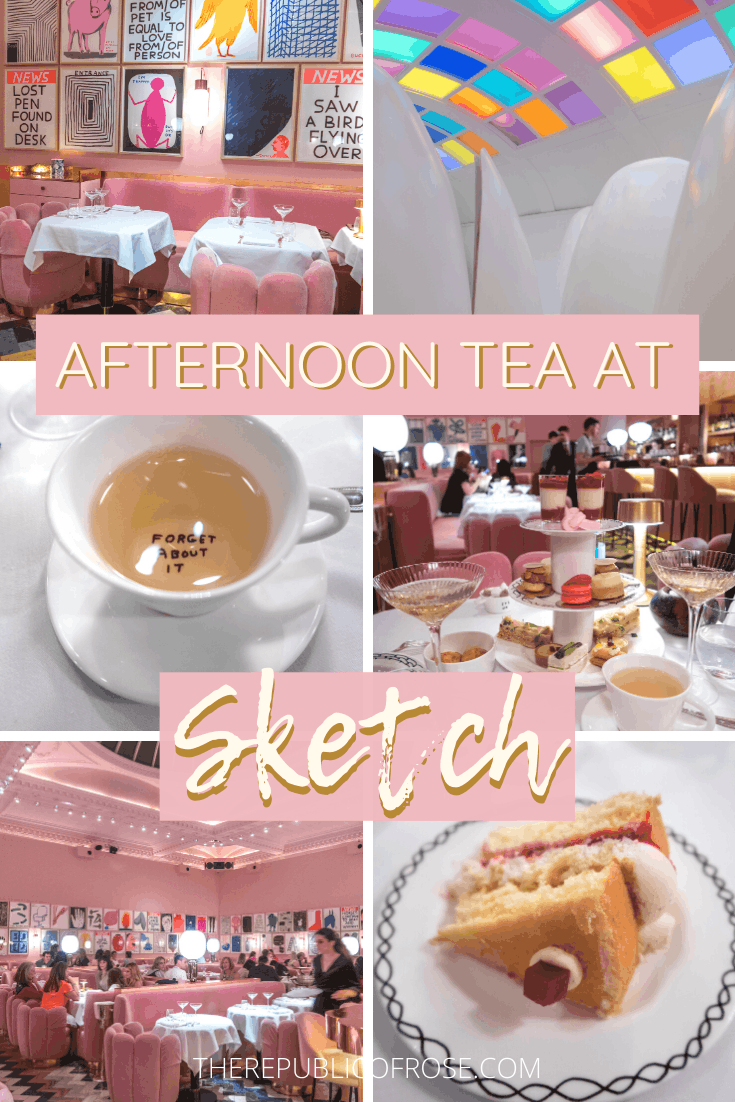 Afternoon Tea at Sketch in London | The Republic of Rose | #AfternoonTea #London #England #Sketch #SketchTeaRoom