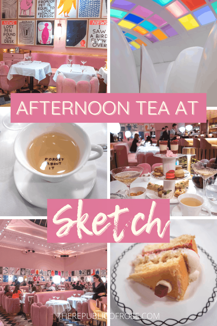 Afternoon Tea at Sketch in London | The Republic of Rose | #AfternoonTea #London #England #Sketch #SketchTeaRoom