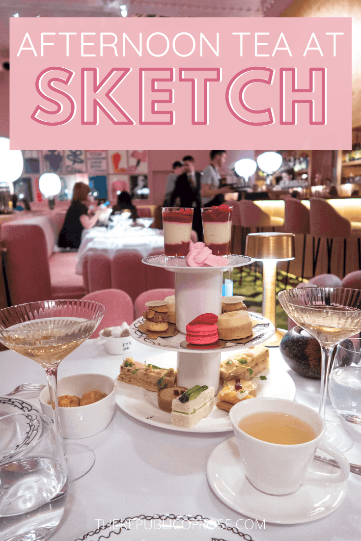 Afternoon Tea at Sketch in London | The Republic of Rose | #AfternoonTea #London #England #Sketch #SketchTeaRoom