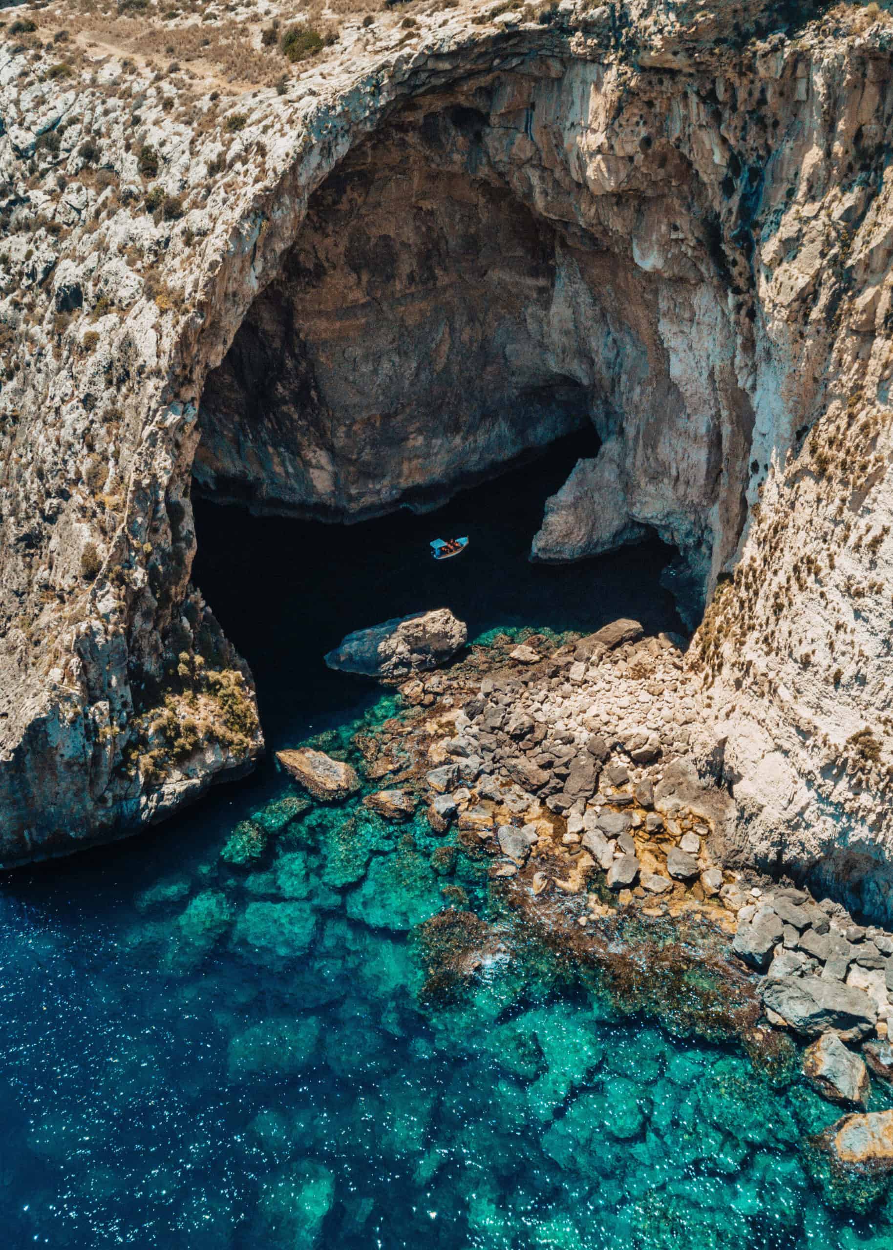 View of the Blue Grotto | The Perfect 5 Day Malta Itinerary | The Republic of Rose