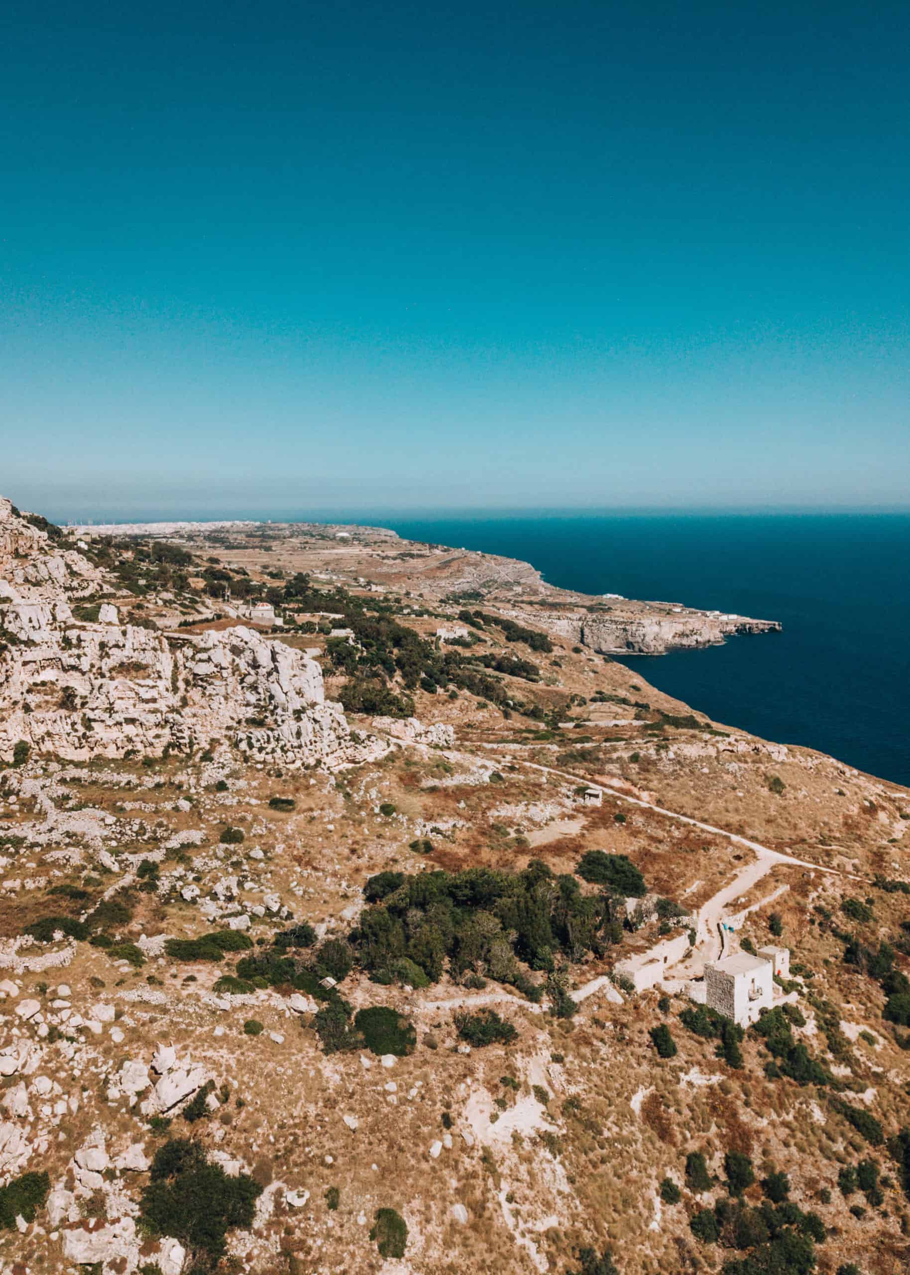 View from the Dingli Cliffs | The Perfect 5 Day Malta Itinerary | The Republic of Rose