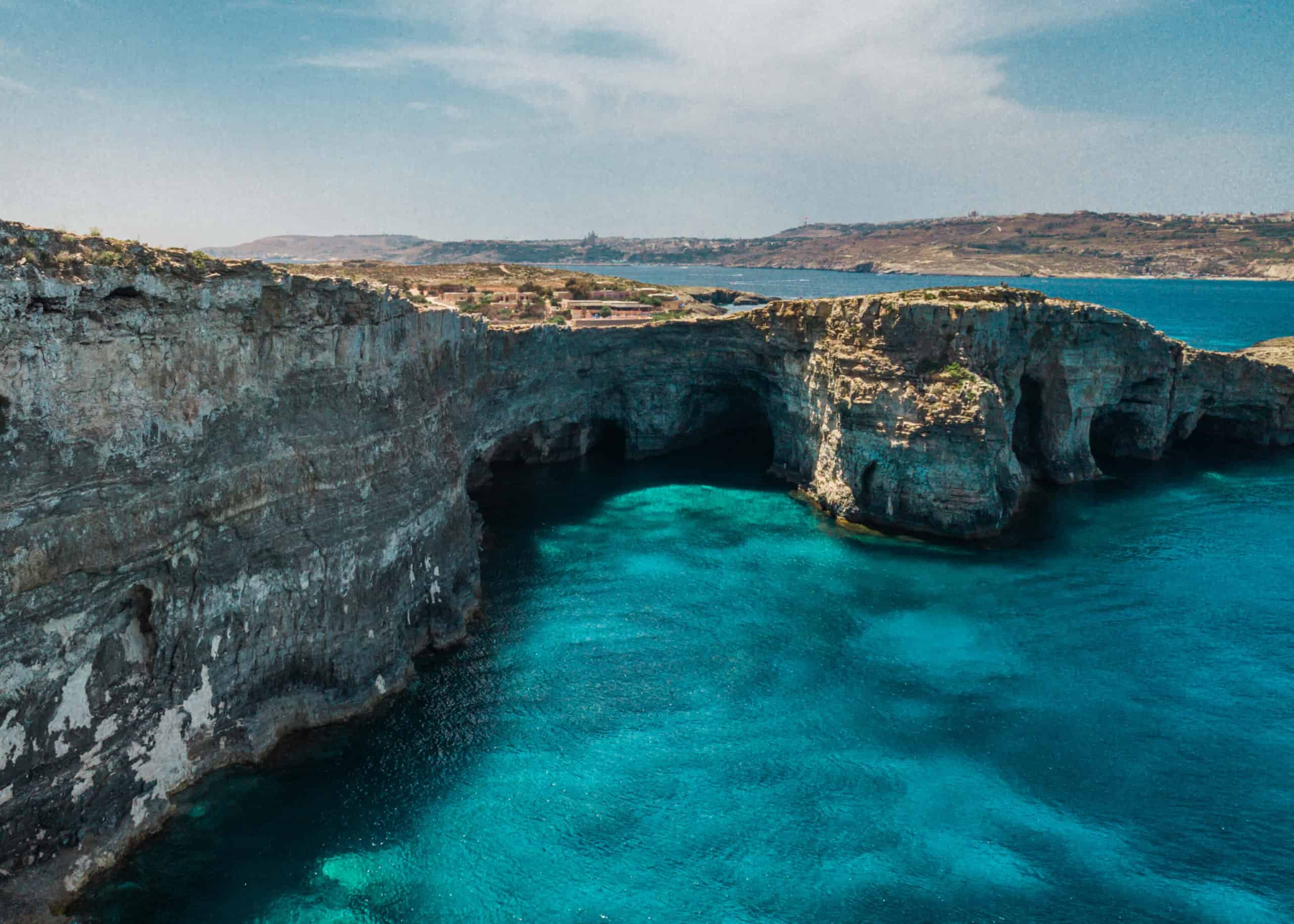 Santa Maria Caves on Comino Island | The Perfect 5 Day Malta Itinerary | The Republic of Rose