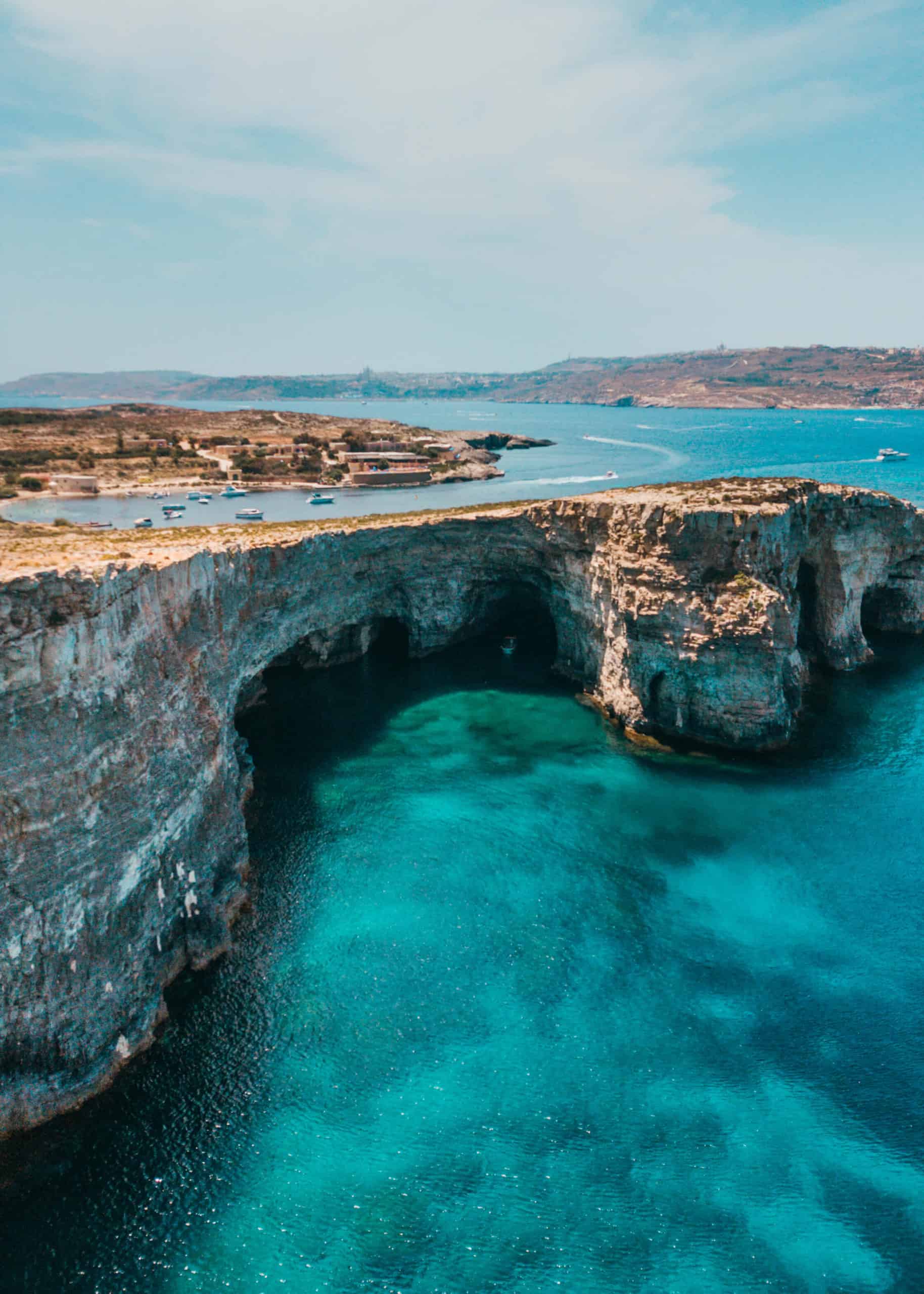 Santa Maria Caves on Comino Island | The Perfect 5 Day Malta Itinerary | The Republic of Rose
