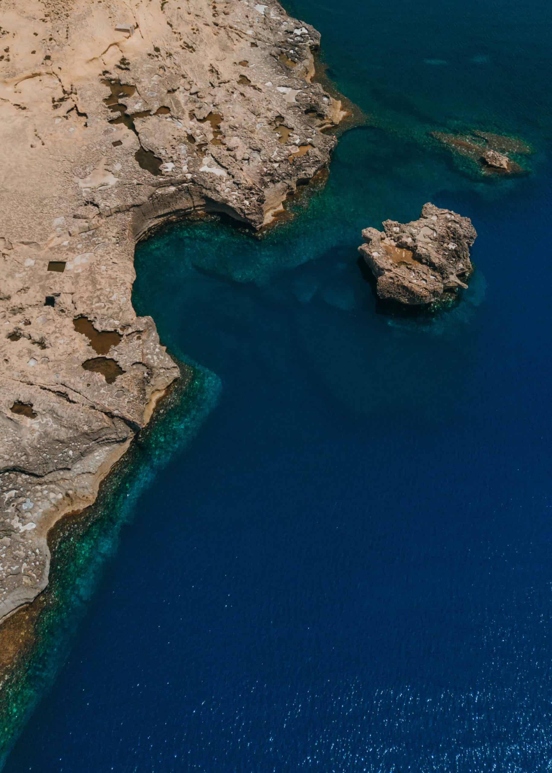 The Blue Hole on Gozo island | The Perfect 5 Day Malta Itinerary | The Republic of Rose