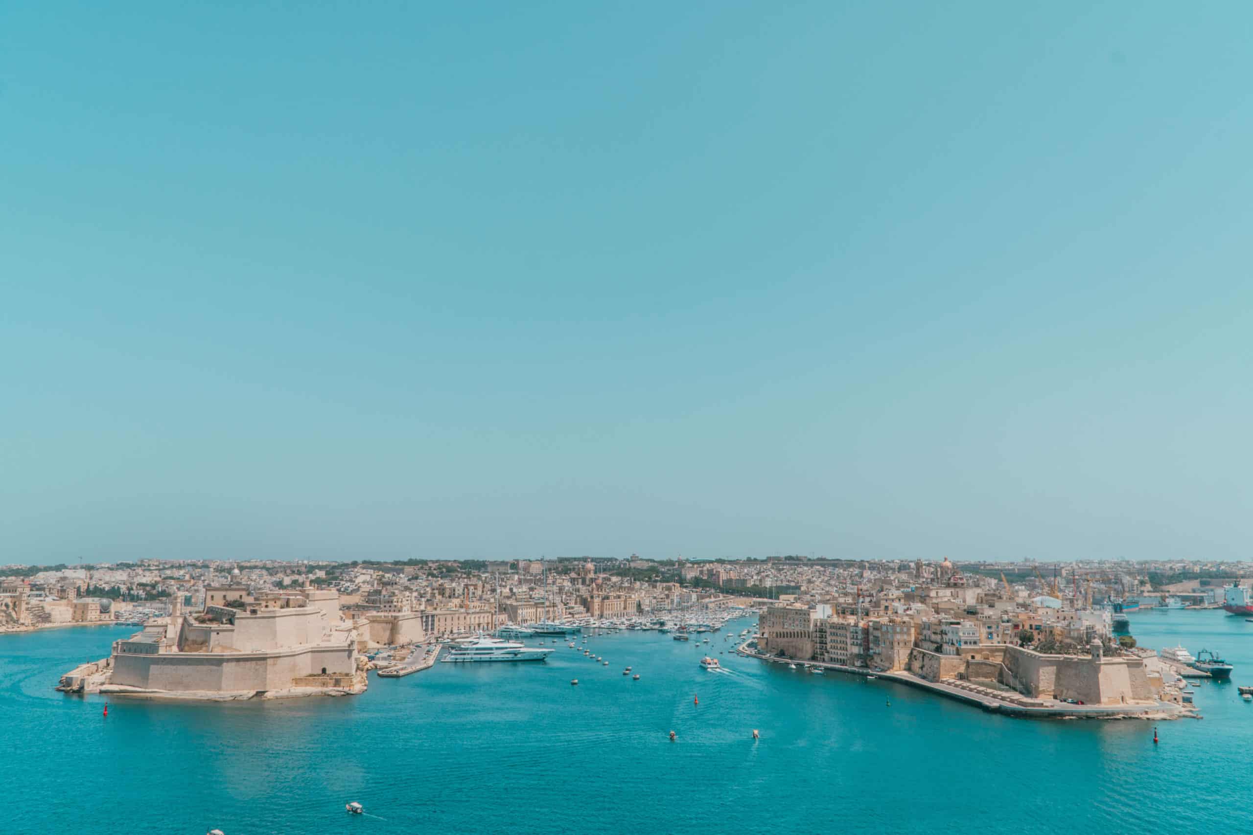 View from Upper Barrakka Gardens | The Perfect 5 Day Malta Itinerary | The Republic of Rose